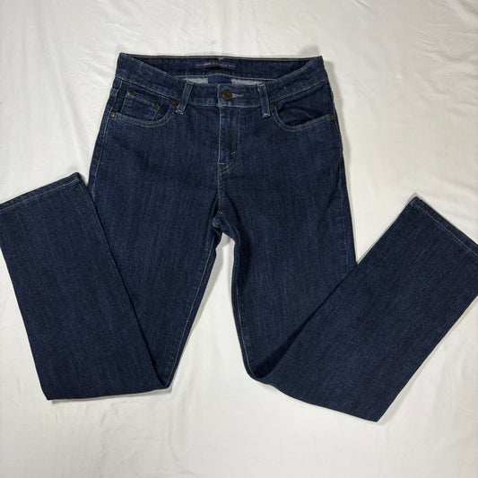 Levi’s Mid Rise Skinny Jeans Women 6S Dark Wash Stretch Denim Classic Casual