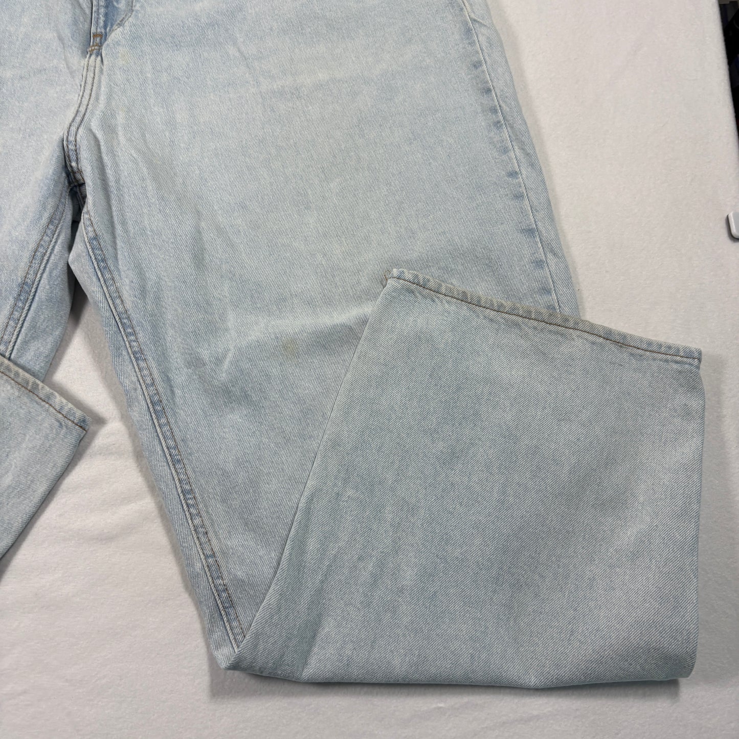 Empire Mens Jeans 46 Light Wash Baggy Y2K 90s Grunge Skater Denim Vintage