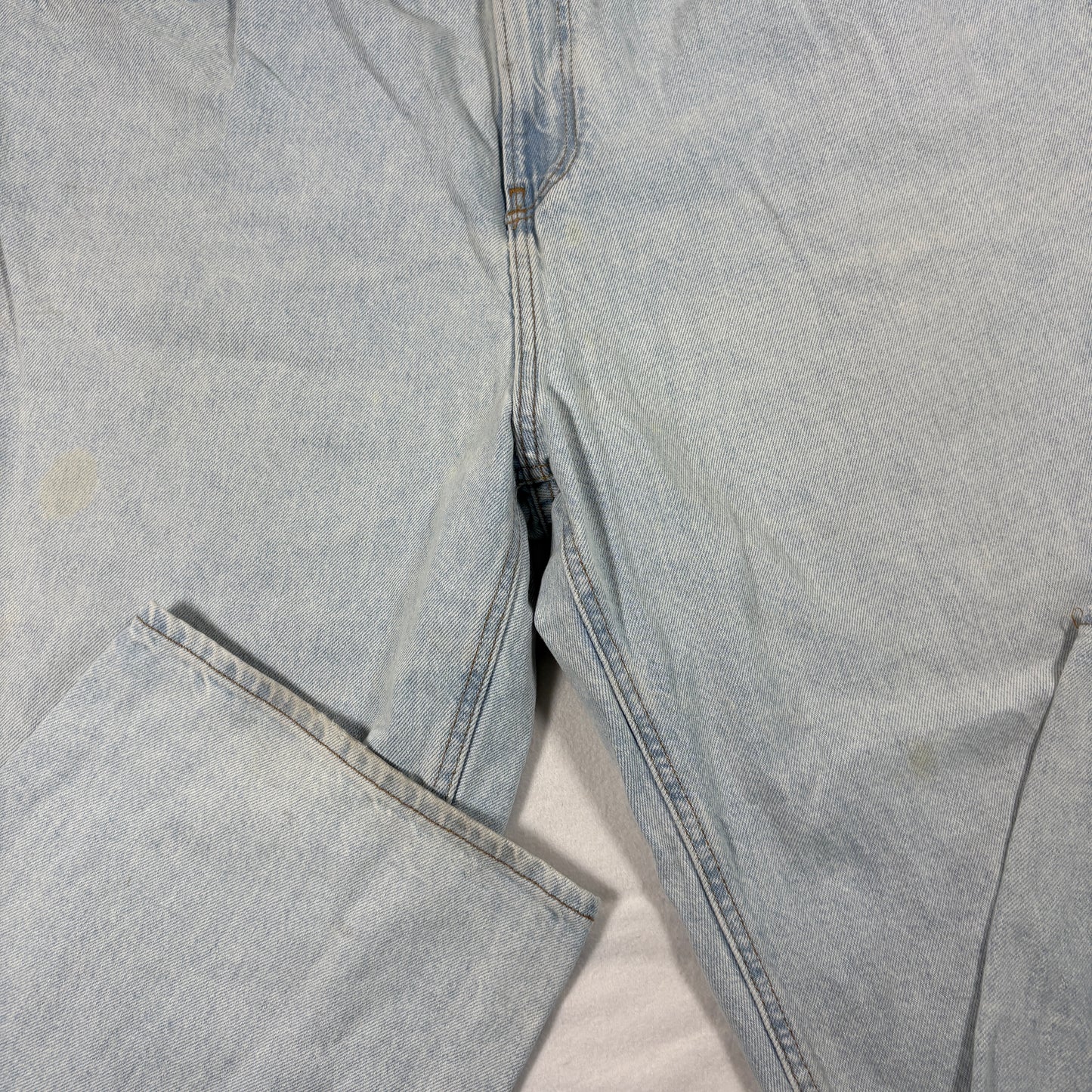 Empire Mens Jeans 46 Light Wash Baggy Y2K 90s Grunge Skater Denim Vintage