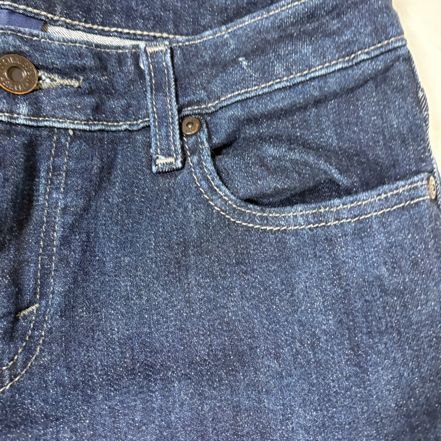 Levi’s Mid Rise Skinny Jeans Women 6S Dark Wash Stretch Denim Classic Casual