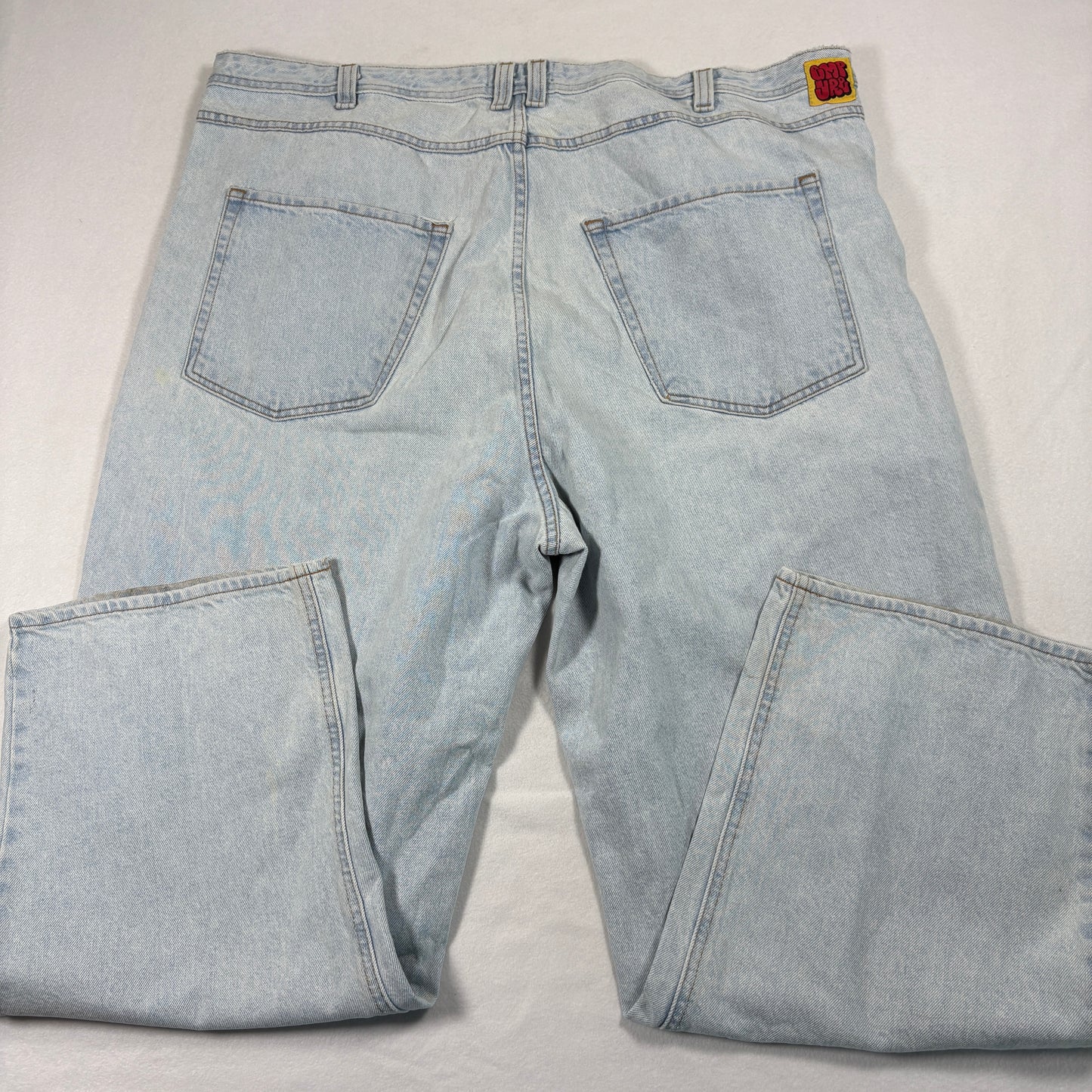 Empire Mens Jeans 46 Light Wash Baggy Y2K 90s Grunge Skater Denim Vintage