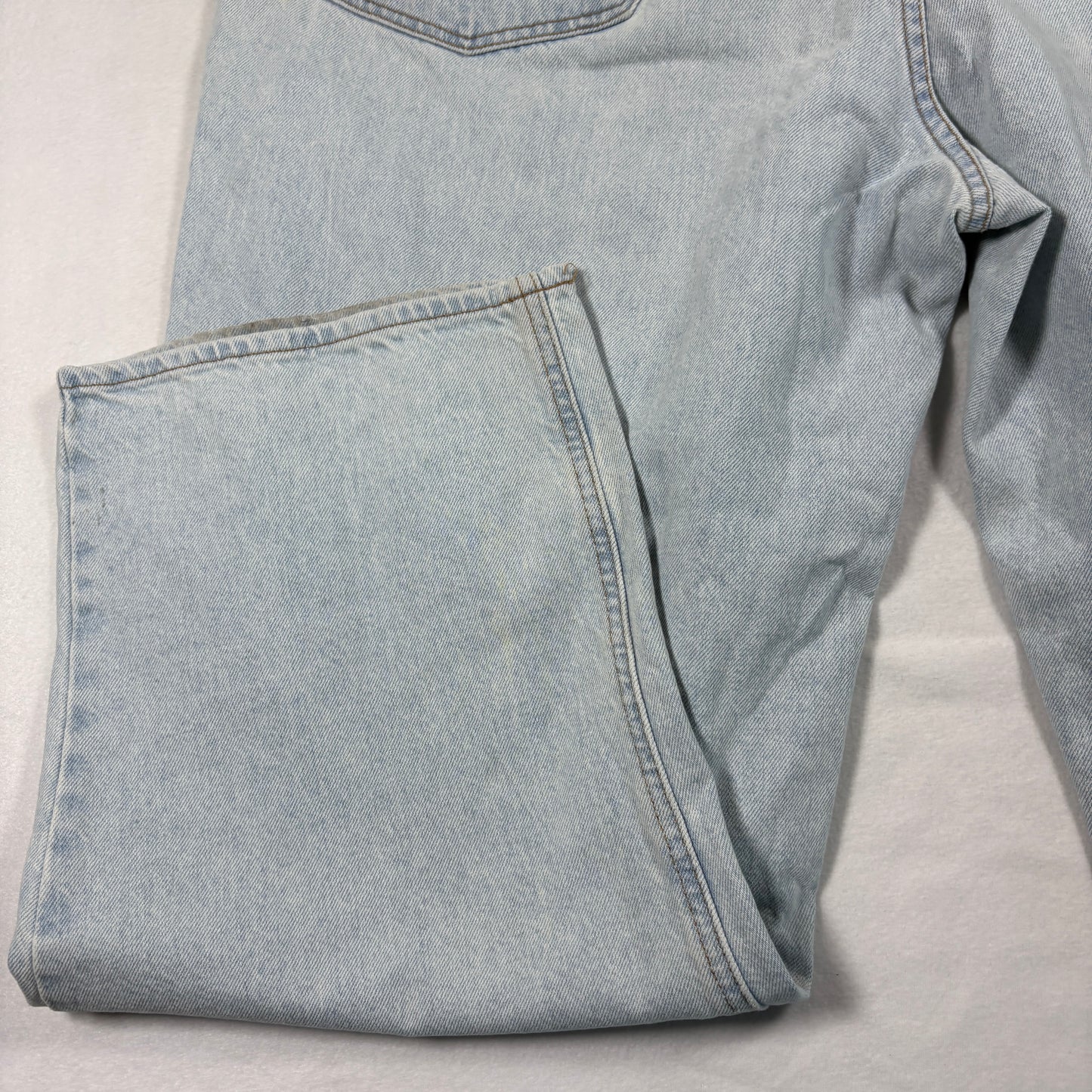Empire Mens Jeans 46 Light Wash Baggy Y2K 90s Grunge Skater Denim Vintage