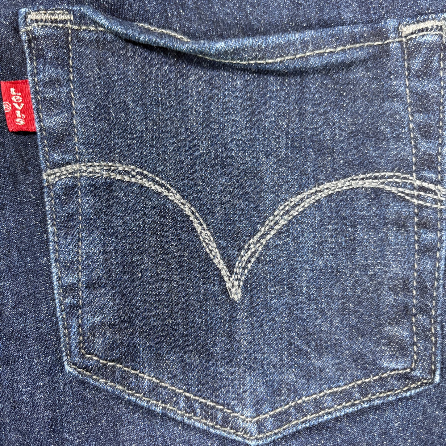 Levi’s Mid Rise Skinny Jeans Women 6S Dark Wash Stretch Denim Classic Casual