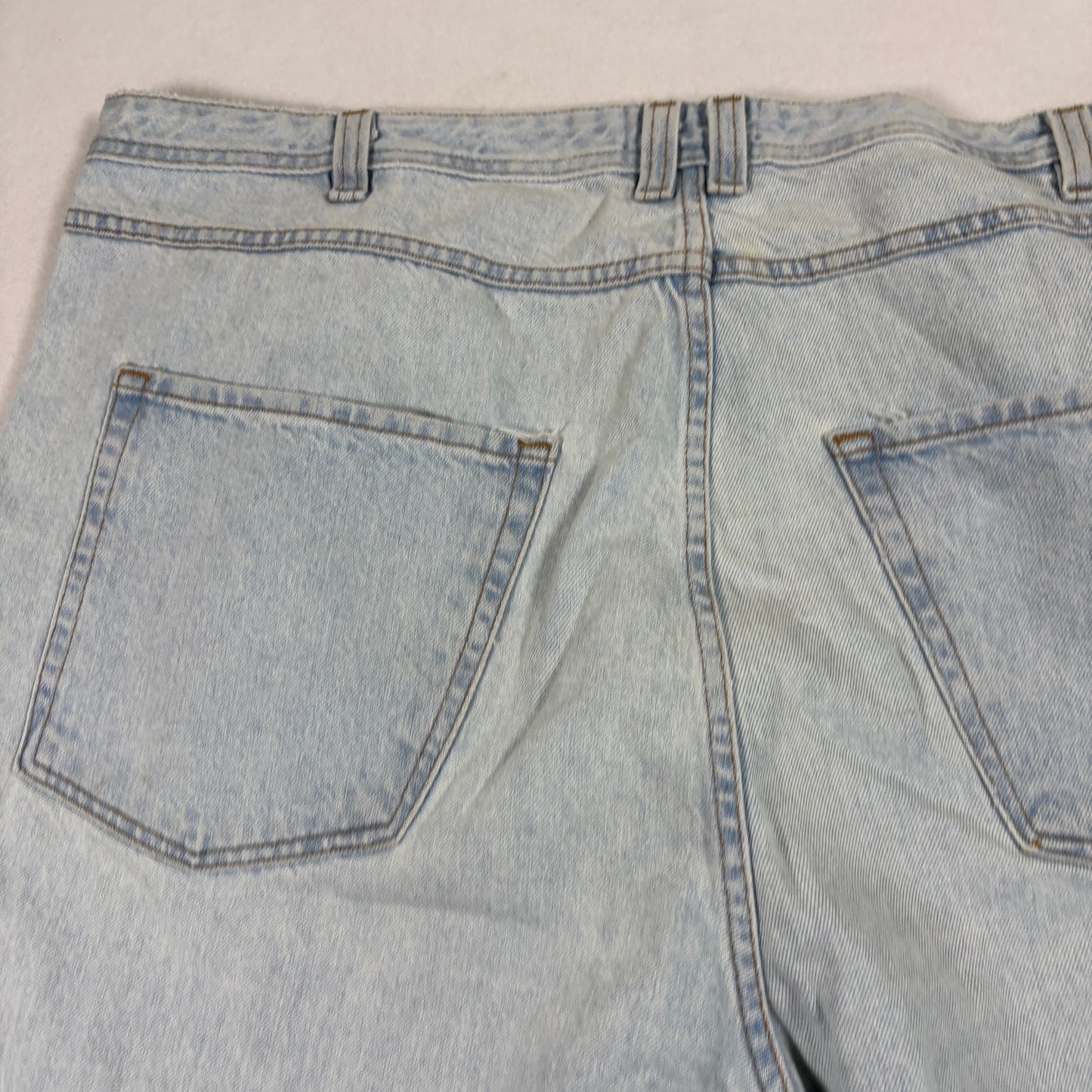 Empire Mens Jeans 46 Light Wash Baggy Y2K 90s Grunge Skater Denim Vintage