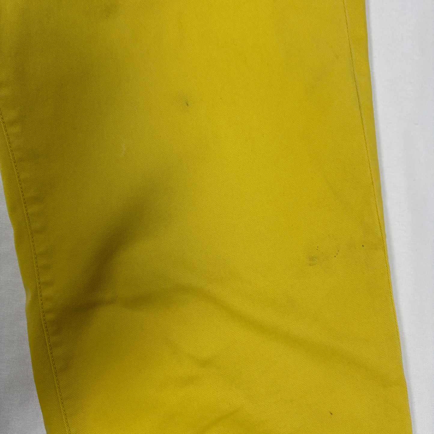 LOFT Modern Straight Jeans Women Yellow Stretch Denim Bright Casual Pants