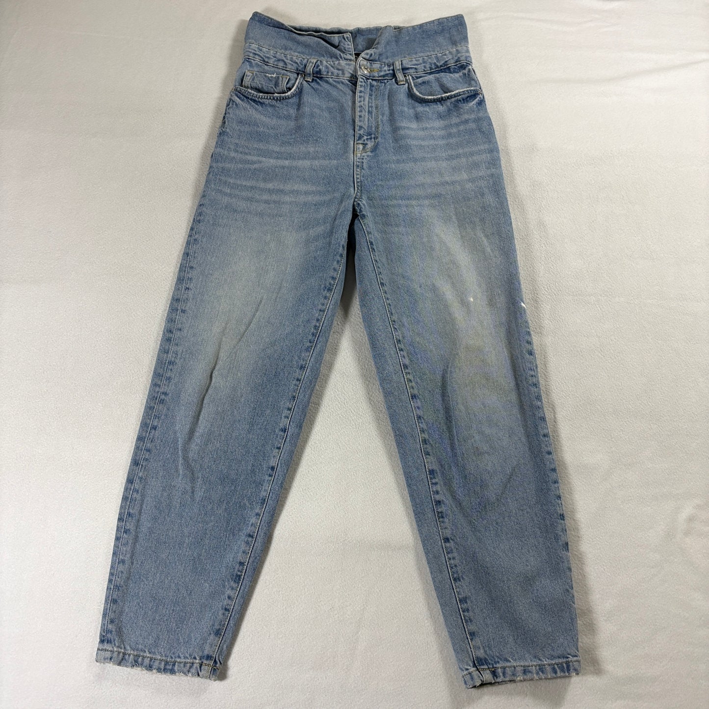 BDG Urban Outfitters Jeans 29 Fits Like 30x27 Mom Taper Light Wash Y2K Denim