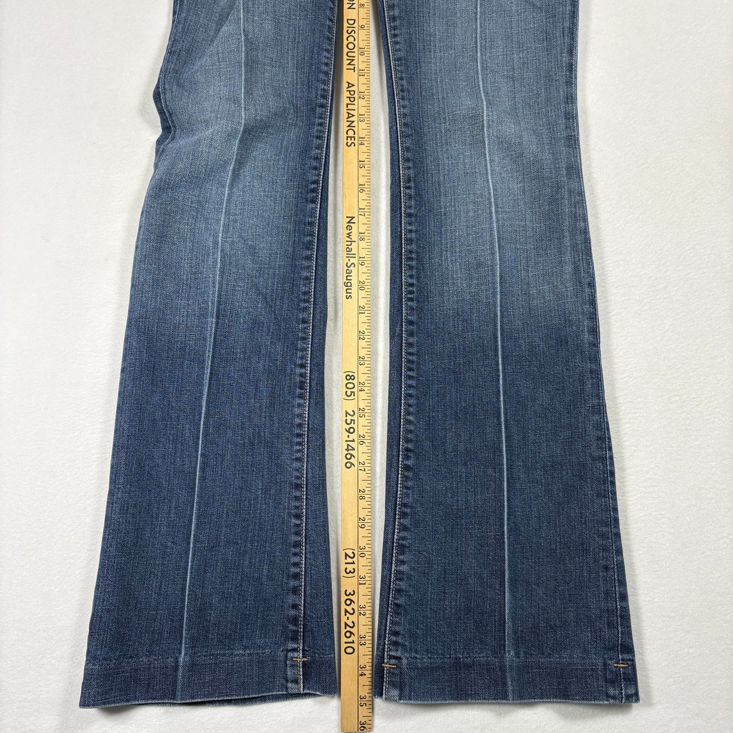 Gap Womens 6 Long Ultra Low Rise Jeans Blue Y2K 2000s Distressed Denim Grunge