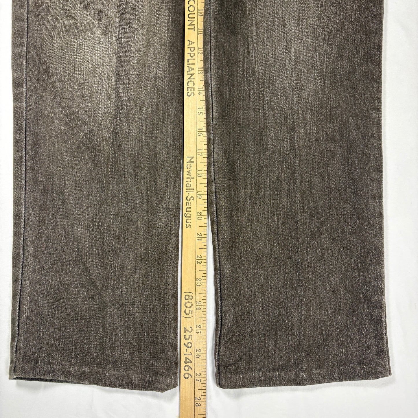 Gloria Vanderbilt Amanda Jeans Women 12 Brown Classic Tapered Stretch Denim