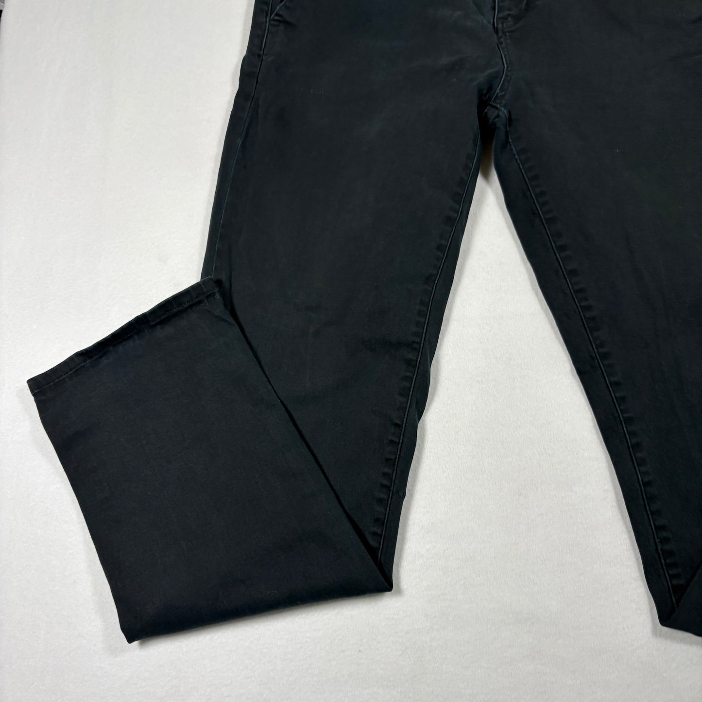 RSQ Mens Chino Pants 34x32 Black London Skinny Slim Fit Casual Y2K Streetwear
