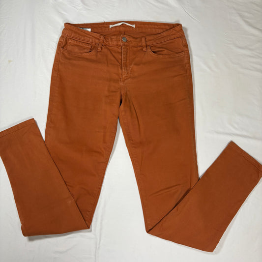 Joe’s Jeans Women’s W31 Skinny Fit Rust Orange Stretch Denim Made in USA