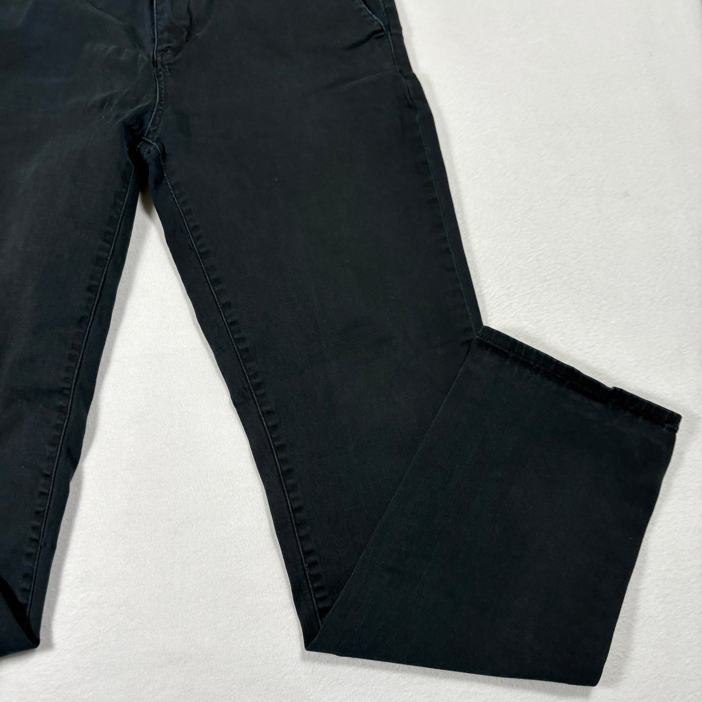 RSQ Mens Chino Pants 34x32 Black London Skinny Slim Fit Casual Y2K Streetwear