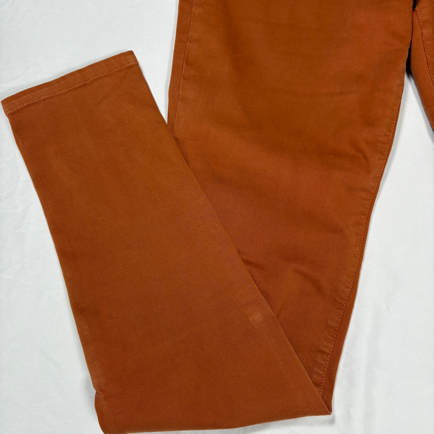 Joe’s Jeans Women’s W31 Skinny Fit Rust Orange Stretch Denim Made in USA