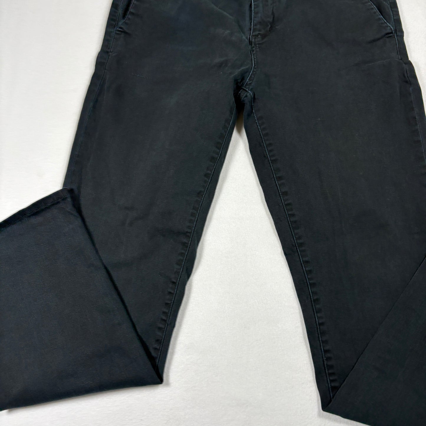 RSQ Mens Chino Pants 34x32 Black London Skinny Slim Fit Casual Y2K Streetwear