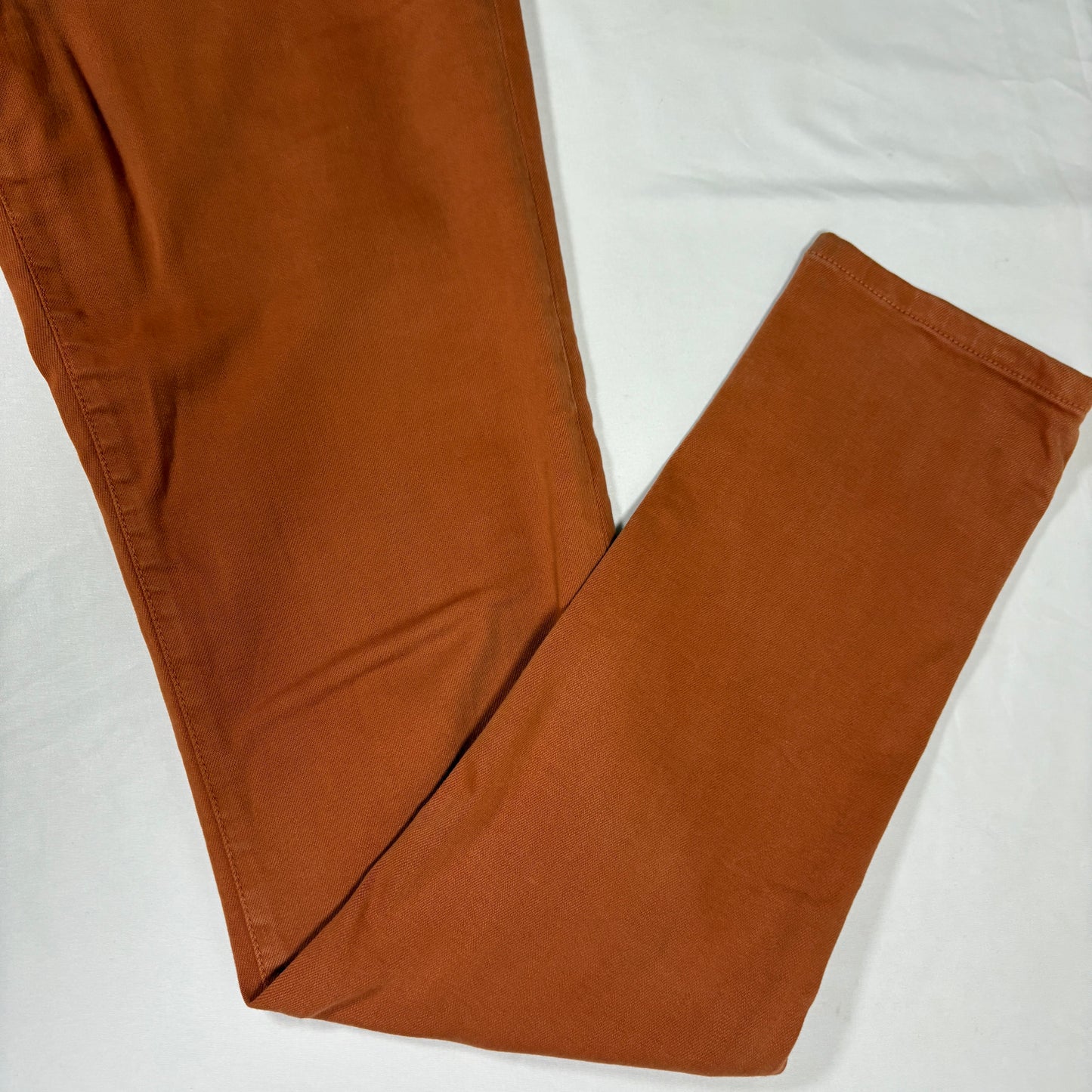 Joe’s Jeans Women’s W31 Skinny Fit Rust Orange Stretch Denim Made in USA