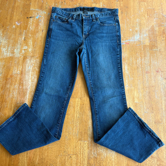 Calvin Klein Jeans Womens 8x32 Bootcut Dark Wash Stretch Denim Mexico