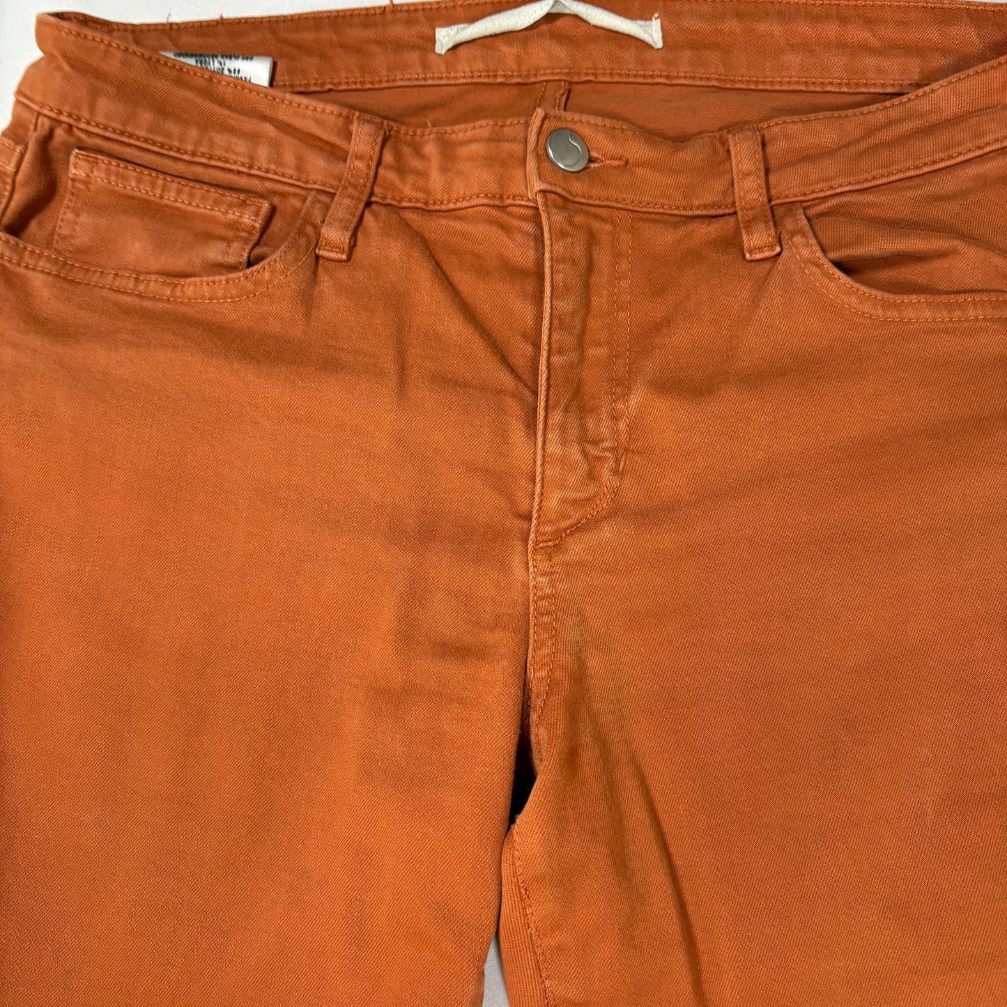 Joe’s Jeans Women’s W31 Skinny Fit Rust Orange Stretch Denim Made in USA