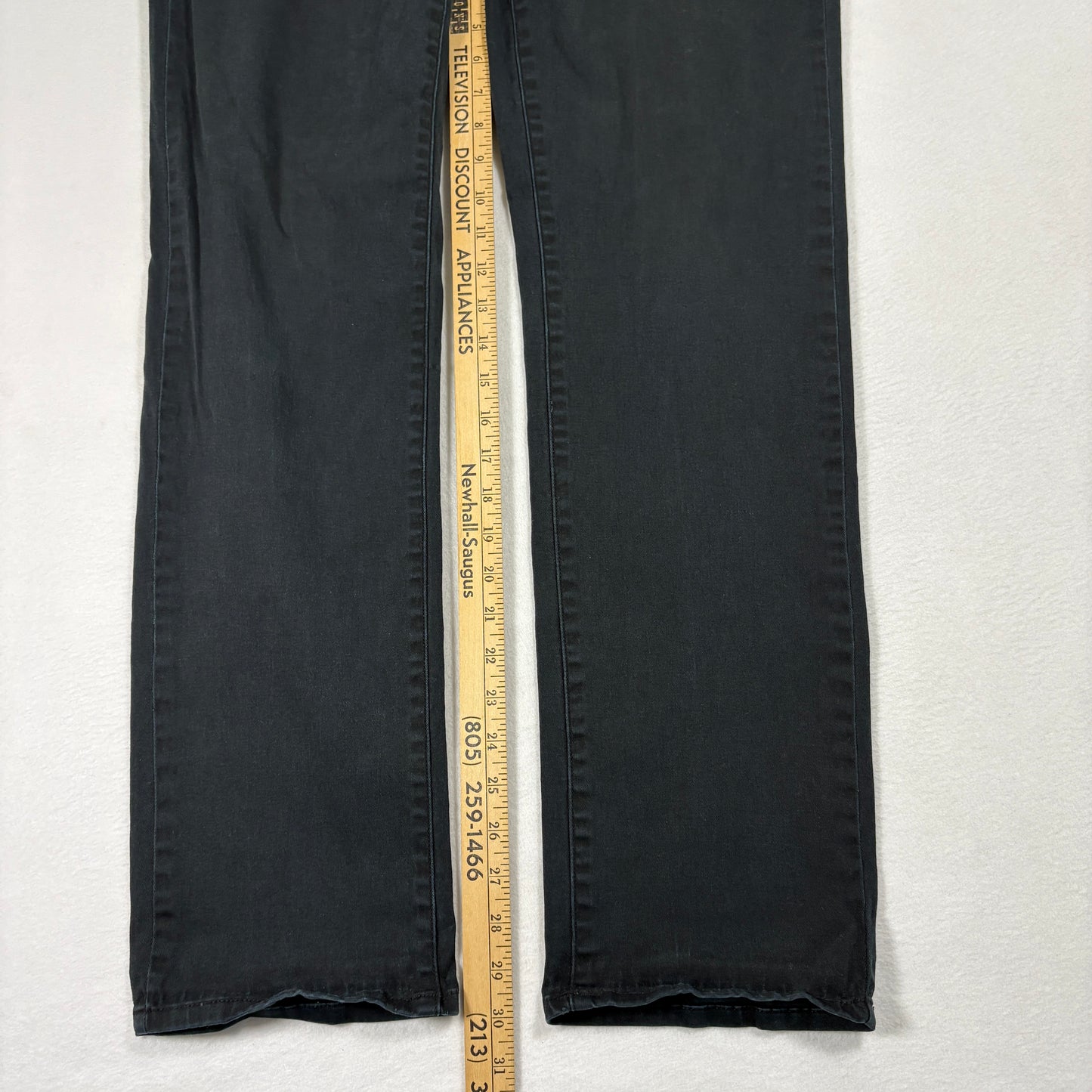 RSQ Mens Chino Pants 34x32 Black London Skinny Slim Fit Casual Y2K Streetwear