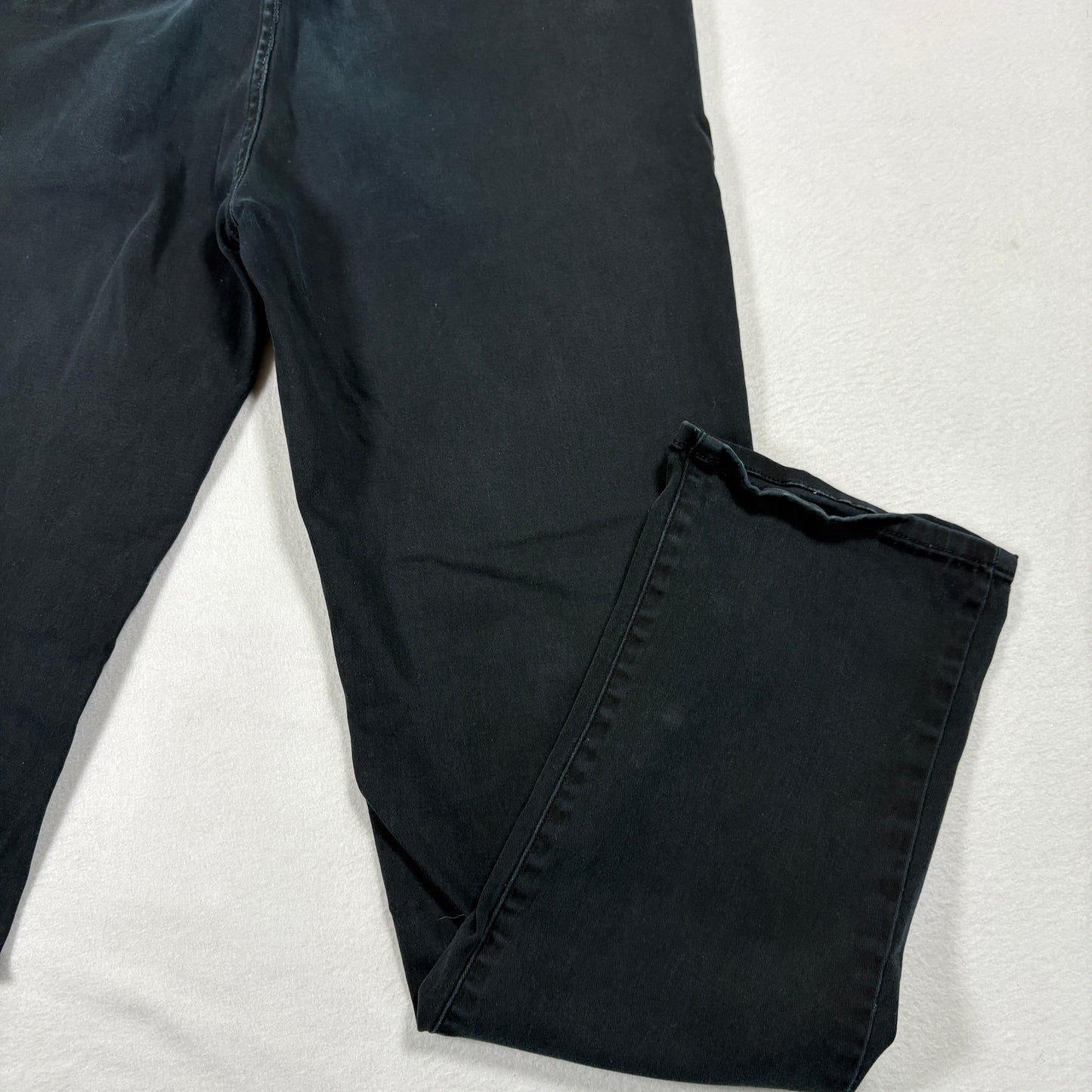 RSQ Mens Chino Pants 34x32 Black London Skinny Slim Fit Casual Y2K Streetwear