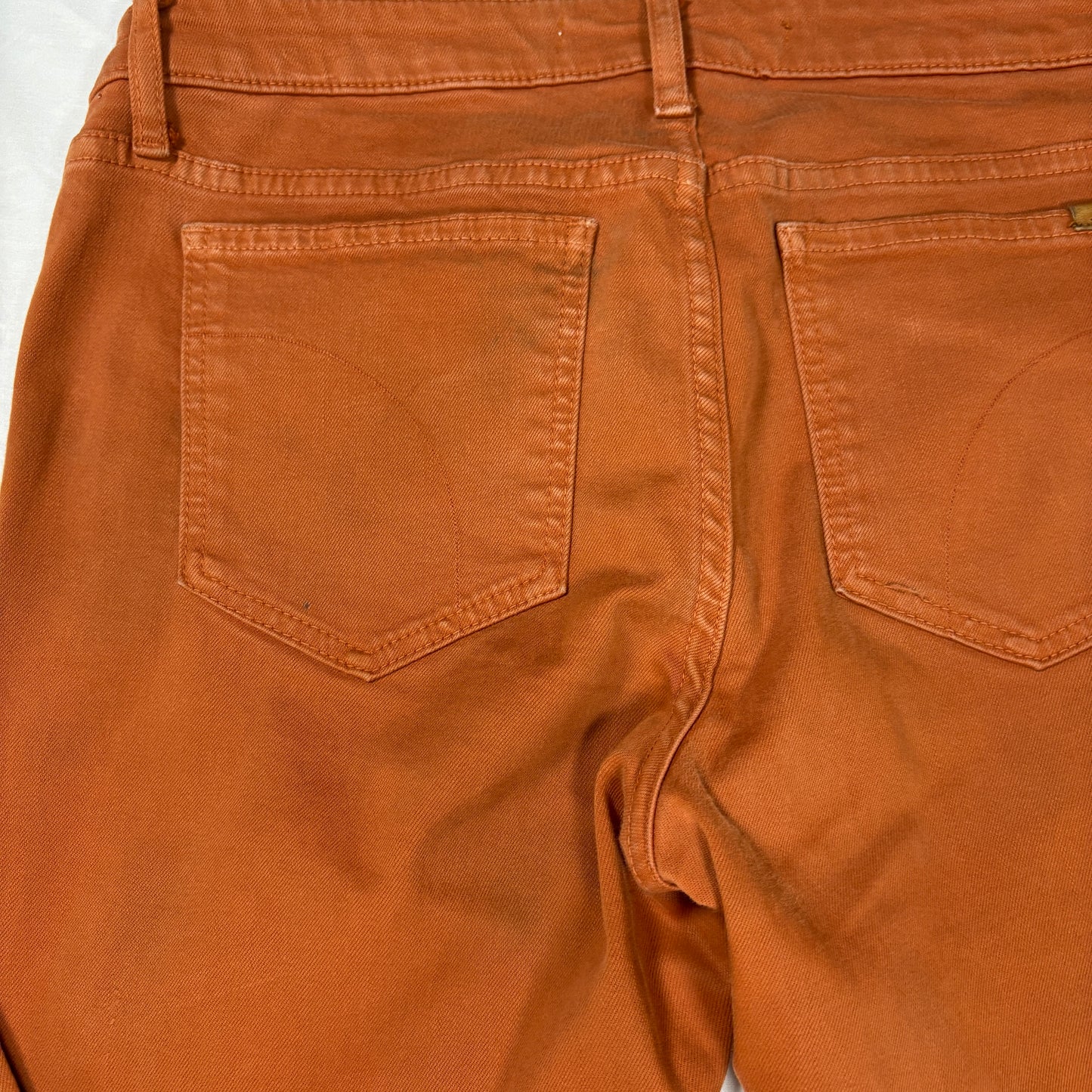 Joe’s Jeans Women’s W31 Skinny Fit Rust Orange Stretch Denim Made in USA