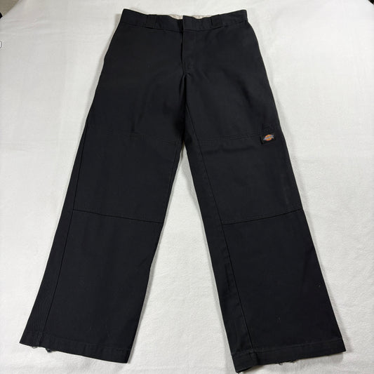 Dickies Loose Fit Work Pants Mens 30x30 Black Utility Straight Leg Durable