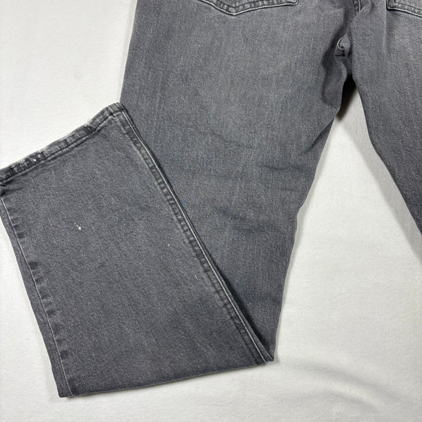 Cotton On Mens Jeans 34 Straight Leg Gray Distressed Denim Y2K 90s Grunge Vintage