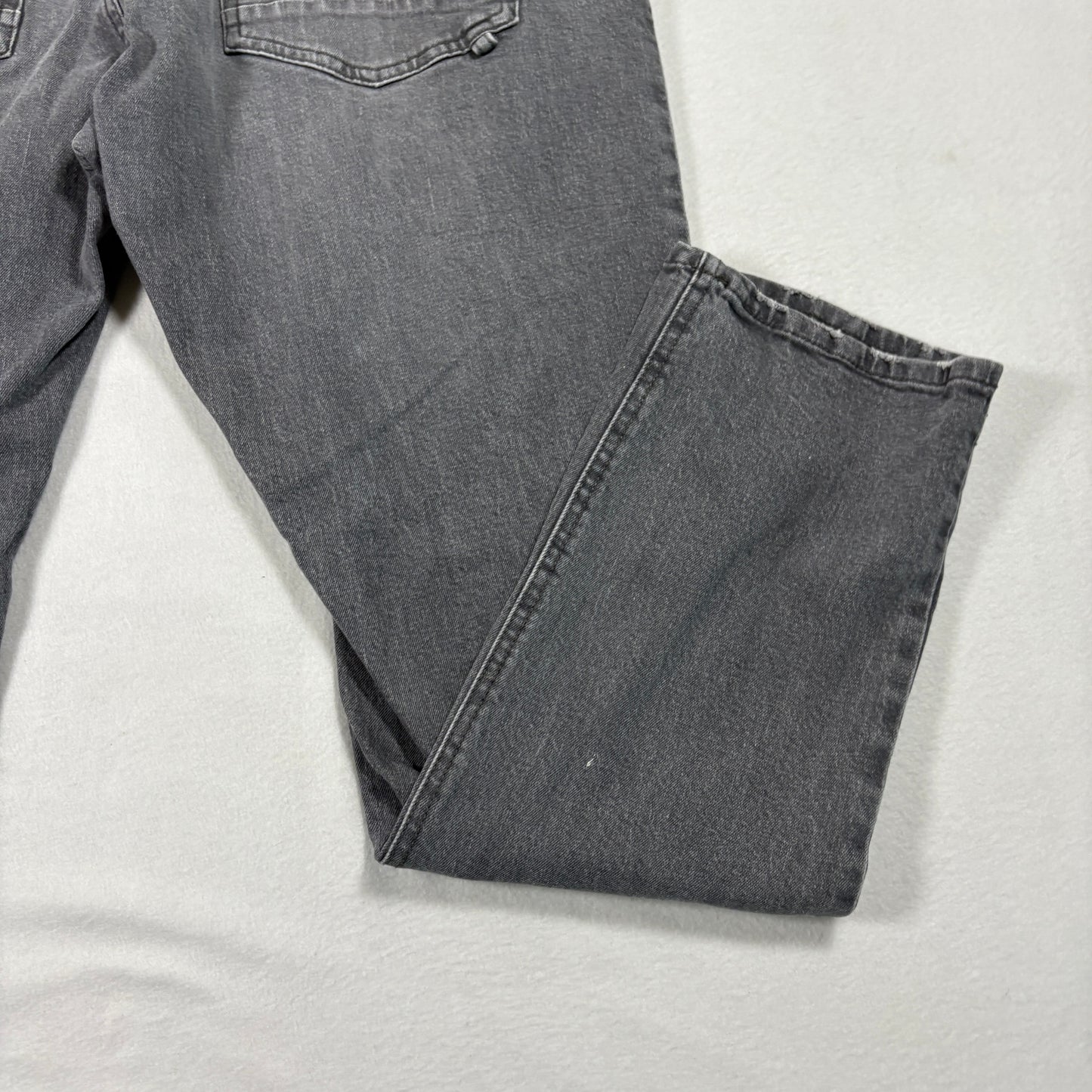 Cotton On Mens Jeans 34 Straight Leg Gray Distressed Denim Y2K 90s Grunge Vintage