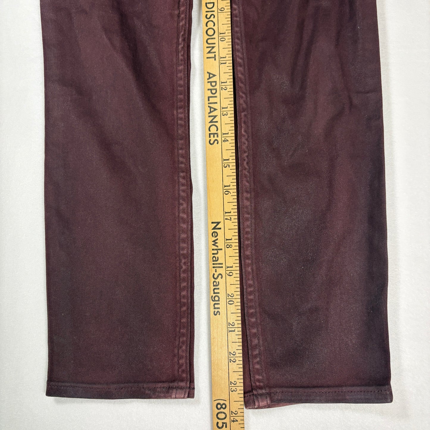 Abercrombie Fitch Jeans Womens 27 4S Simone High Rise Ankle Burgundy Pants