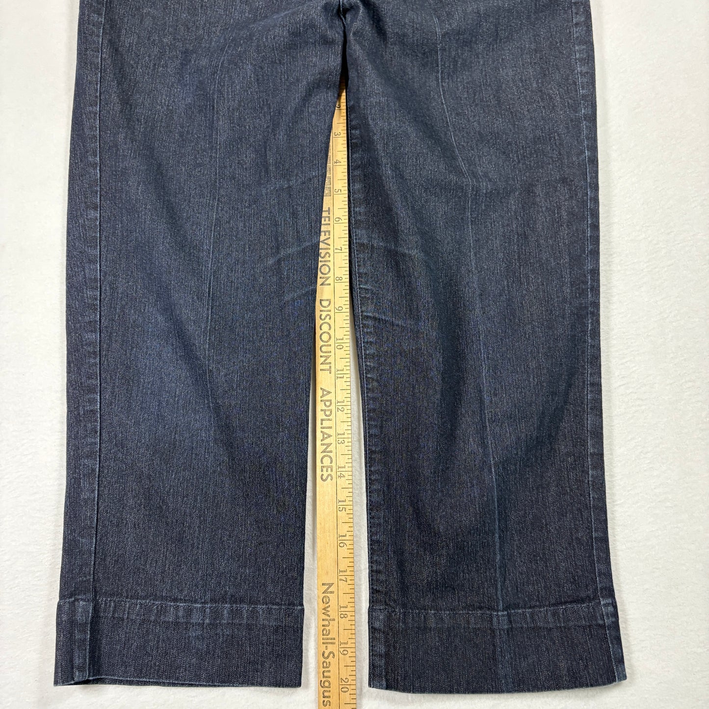 Bandolino Womens Maureen Capri Jeans Size 6 Dark Wash Stretch Denim Y2K Casual