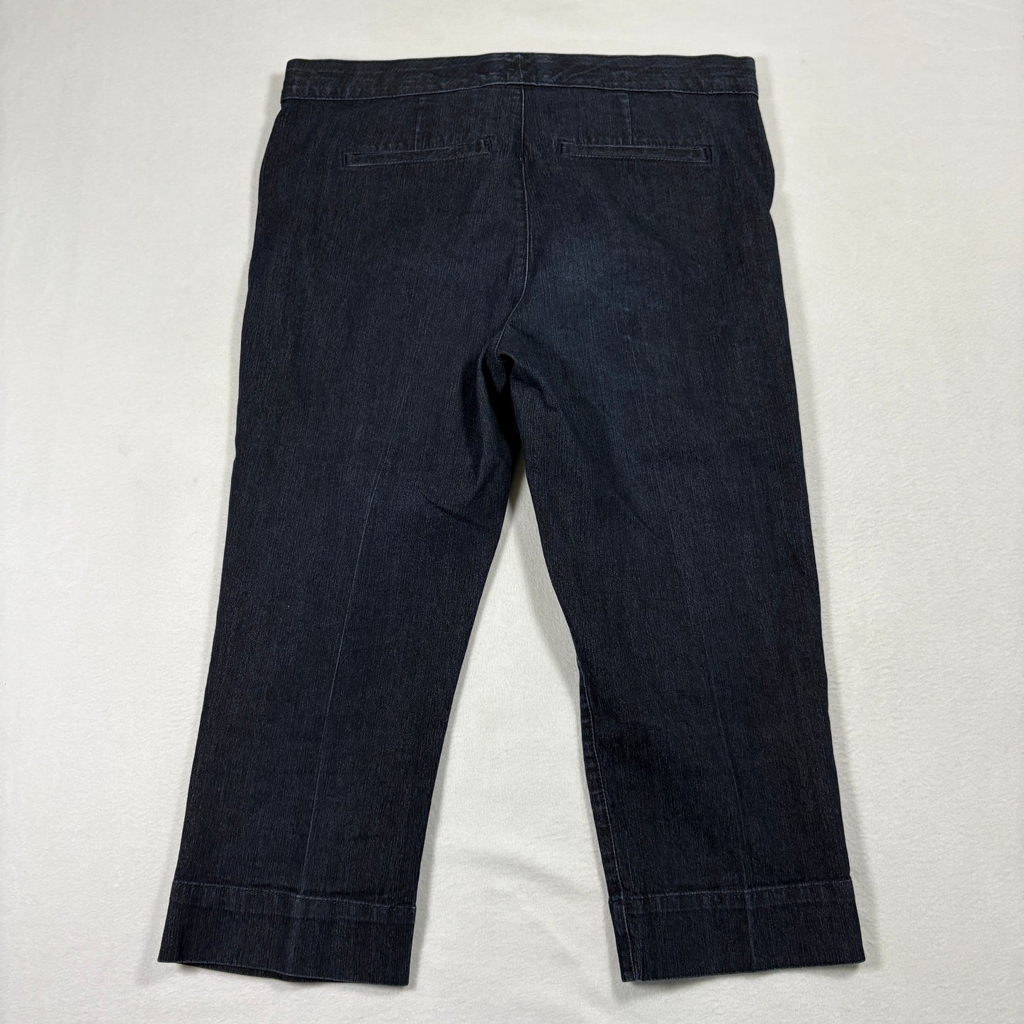 Bandolino Womens Maureen Capri Jeans Size 6 Dark Wash Stretch Denim Y2K Casual