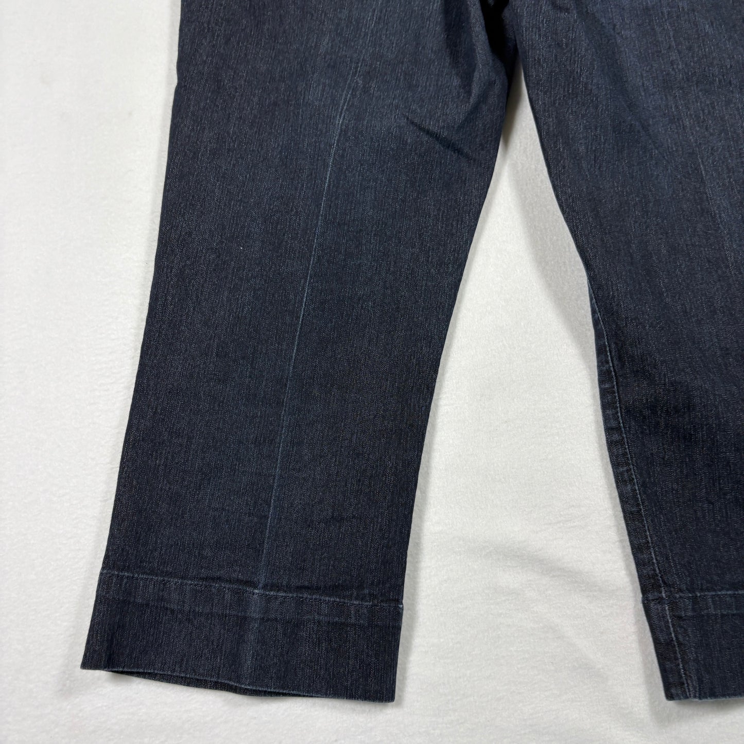 Bandolino Womens Maureen Capri Jeans Size 6 Dark Wash Stretch Denim Y2K Casual