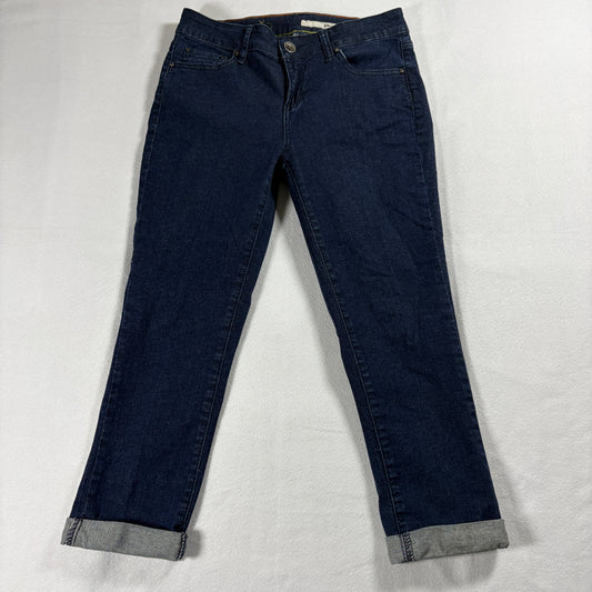 DKNY Jeans Womens Skinny Denim Size 4 Dark Blue Stretch Casual Everyday Fit
