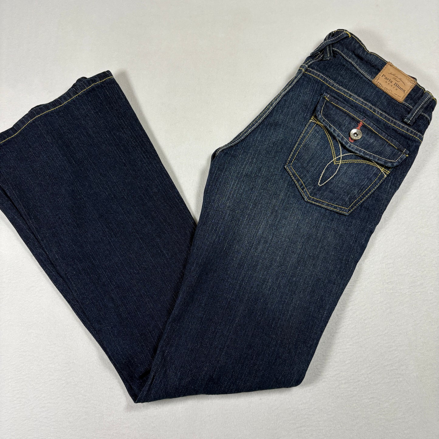 Paris Blues Womens Jeans Size 9 Dark Wash Bootcut Denim Y2K 90s Stretch Vintage