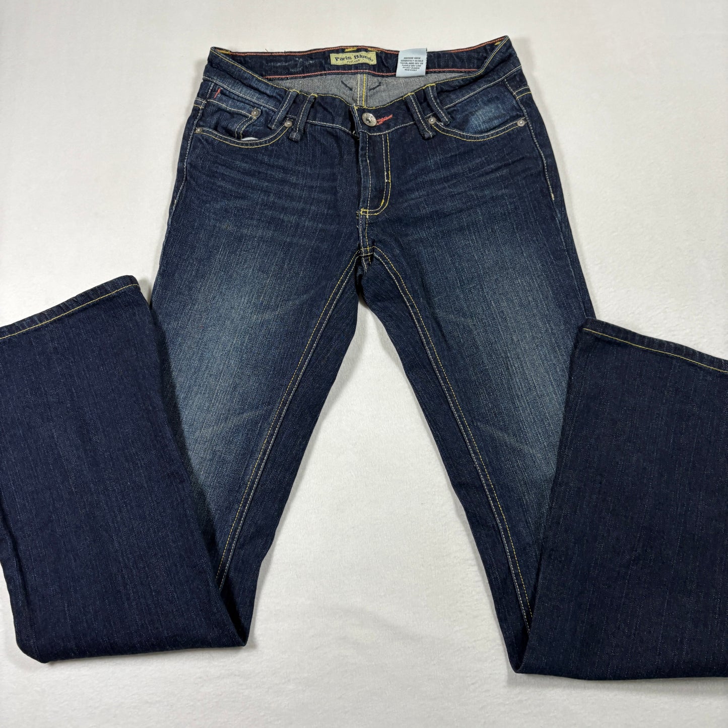 Paris Blues Womens Jeans Size 9 Dark Wash Bootcut Denim Y2K 90s Stretch Vintage