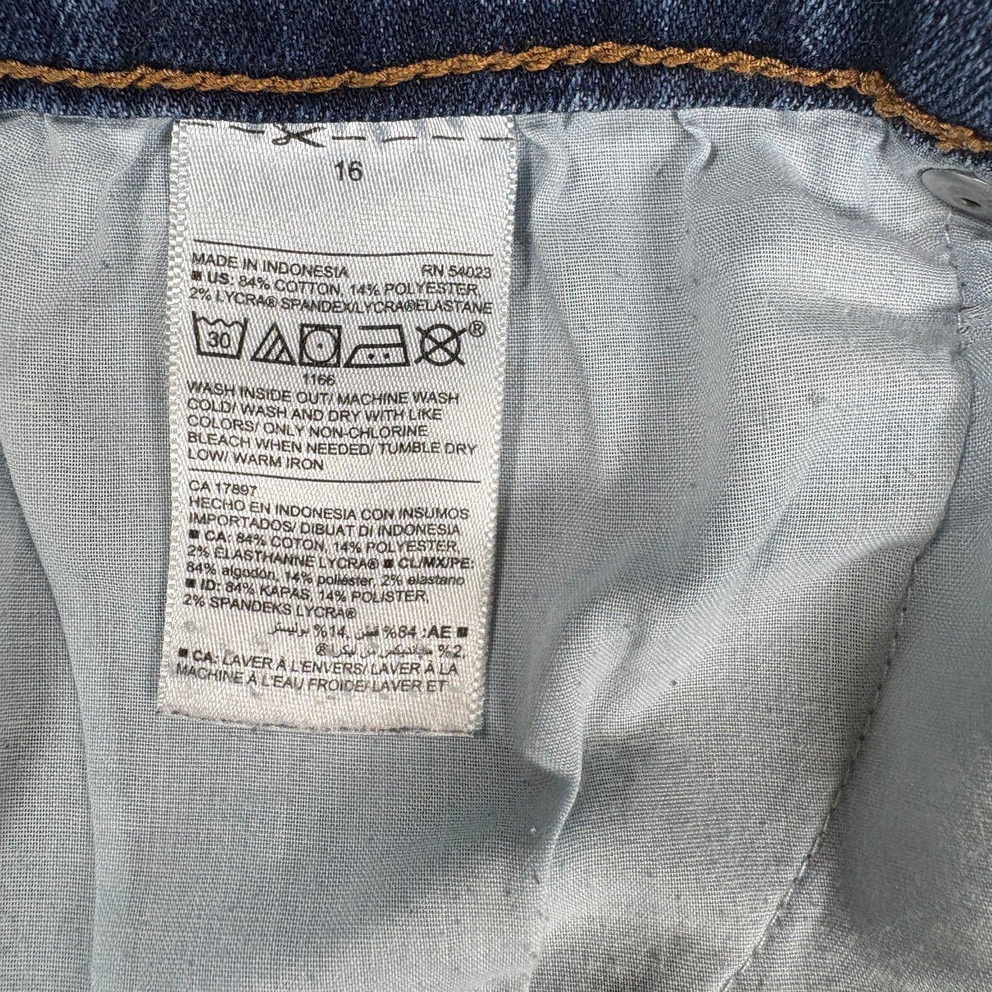 Old Navy Jeans Womens 16 Blue Bootcut Stretch Denim Classic Fit Everyday Pants