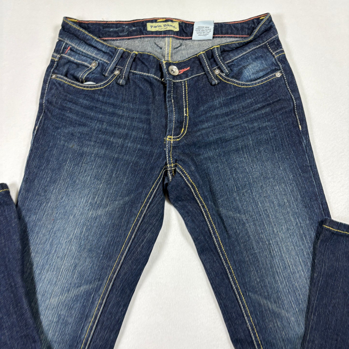 Paris Blues Womens Jeans Size 9 Dark Wash Bootcut Denim Y2K 90s Stretch Vintage