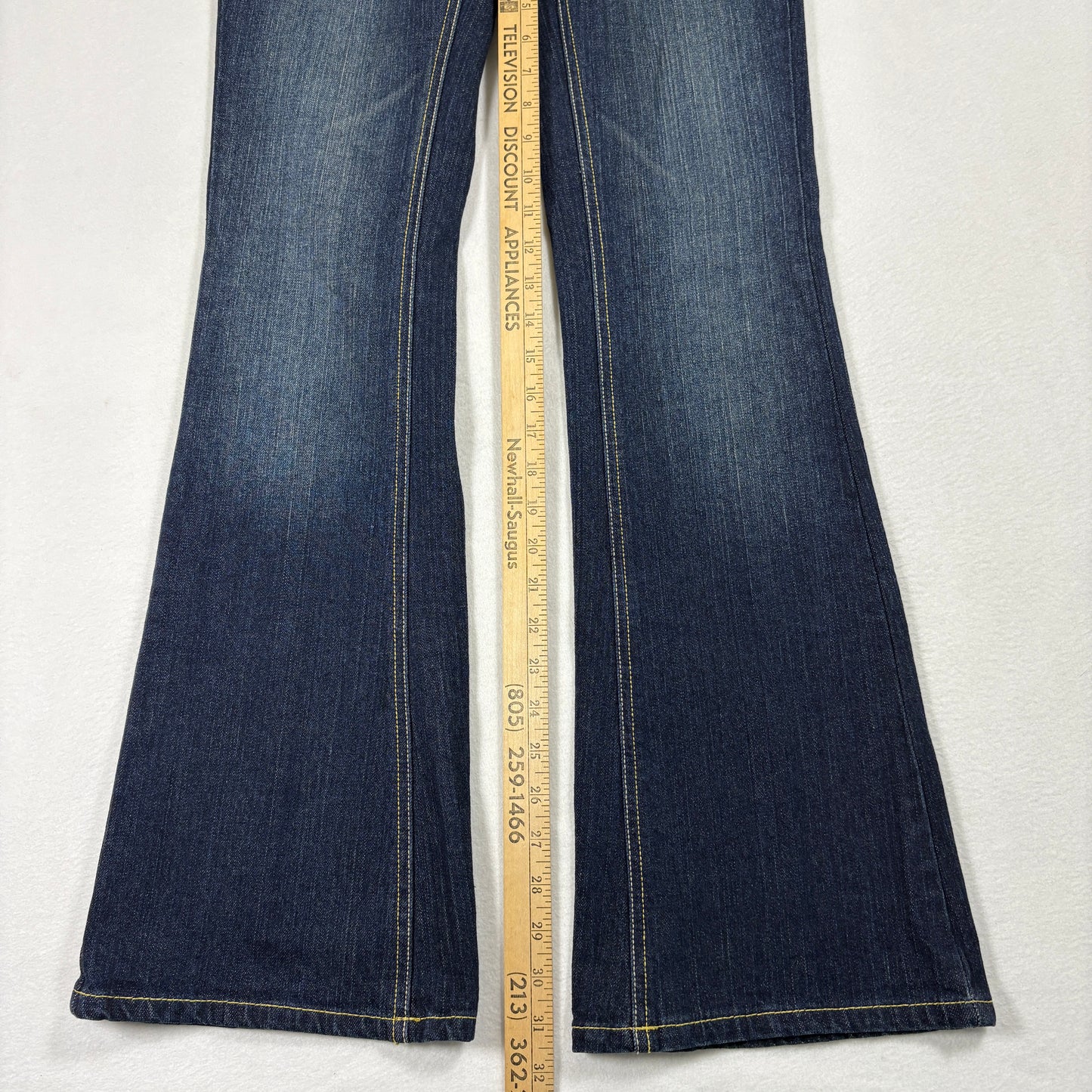 Paris Blues Womens Jeans Size 9 Dark Wash Bootcut Denim Y2K 90s Stretch Vintage