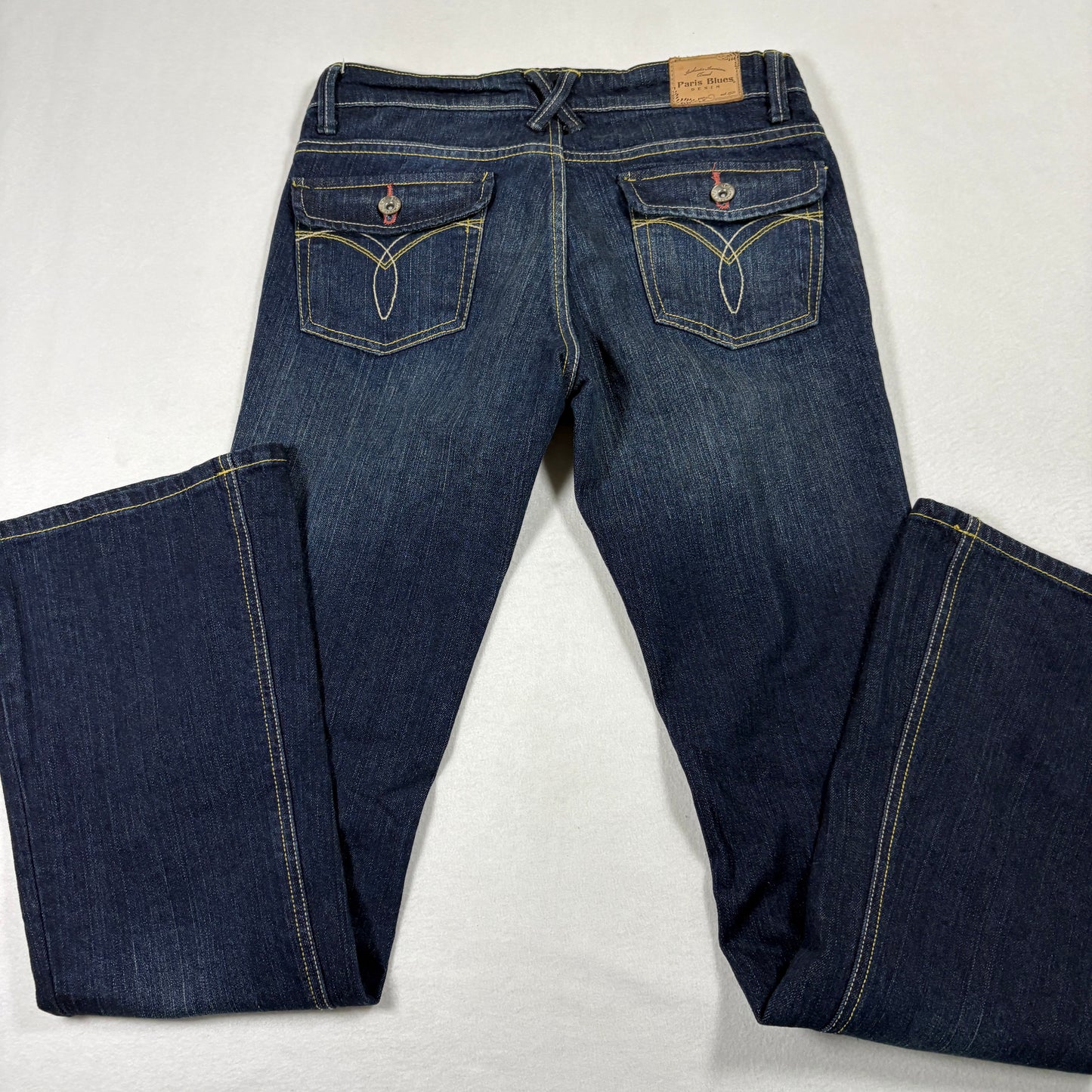 Paris Blues Womens Jeans Size 9 Dark Wash Bootcut Denim Y2K 90s Stretch Vintage