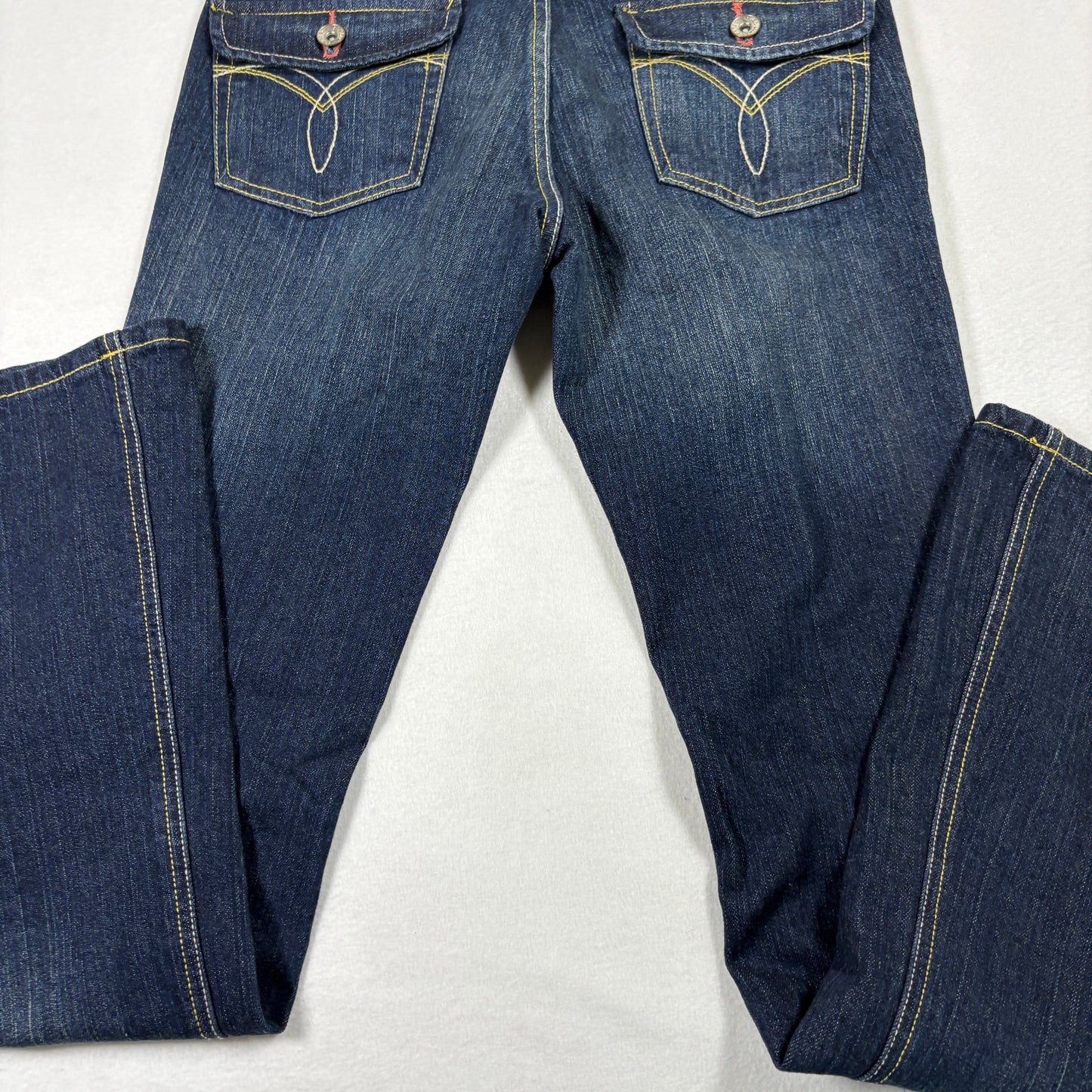 Paris Blues Womens Jeans Size 9 Dark Wash Bootcut Denim Y2K 90s Stretch Vintage