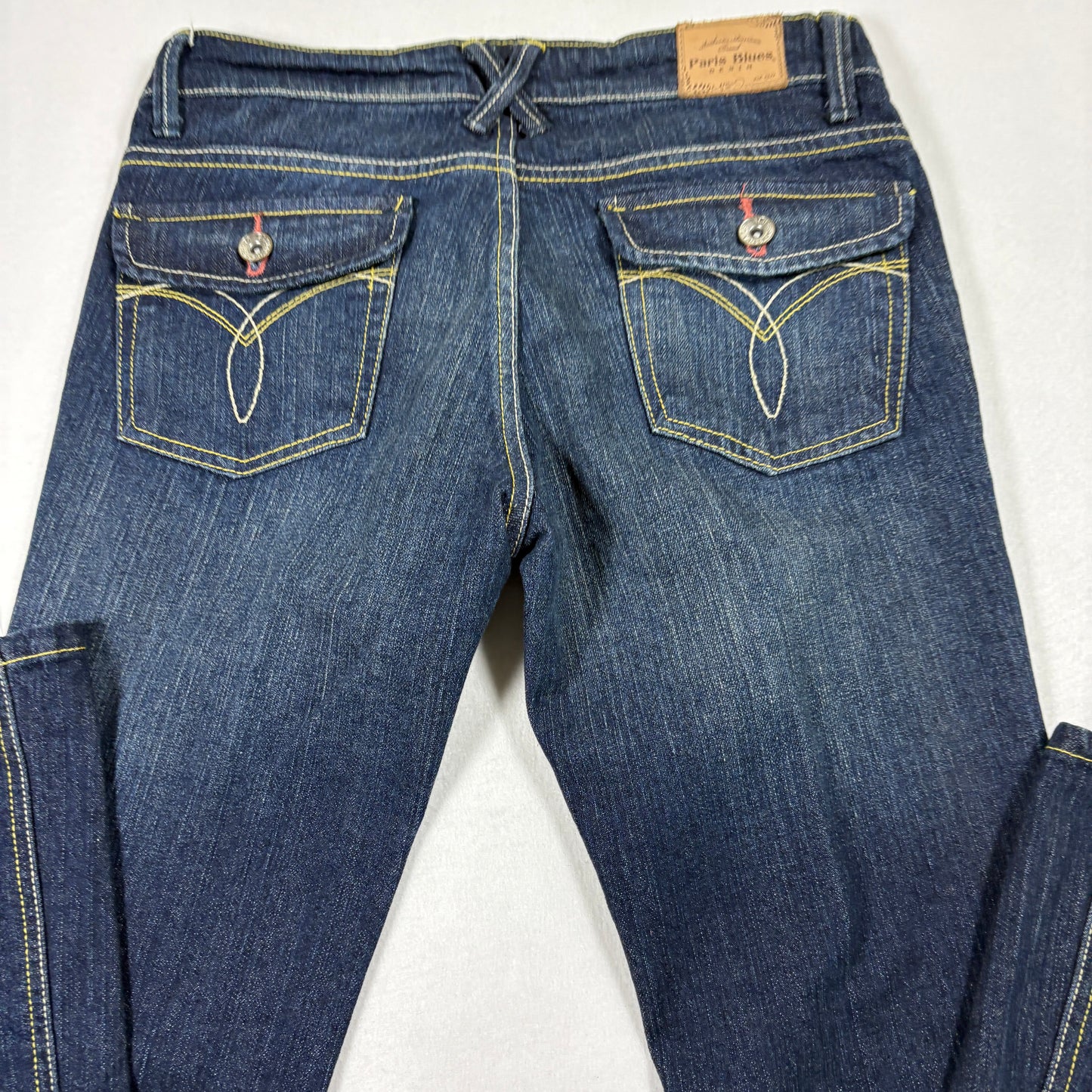 Paris Blues Womens Jeans Size 9 Dark Wash Bootcut Denim Y2K 90s Stretch Vintage