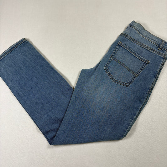 The Childrens Place Boys Jeans Size 18 Straight Stretch Denim Blue Wash Casual