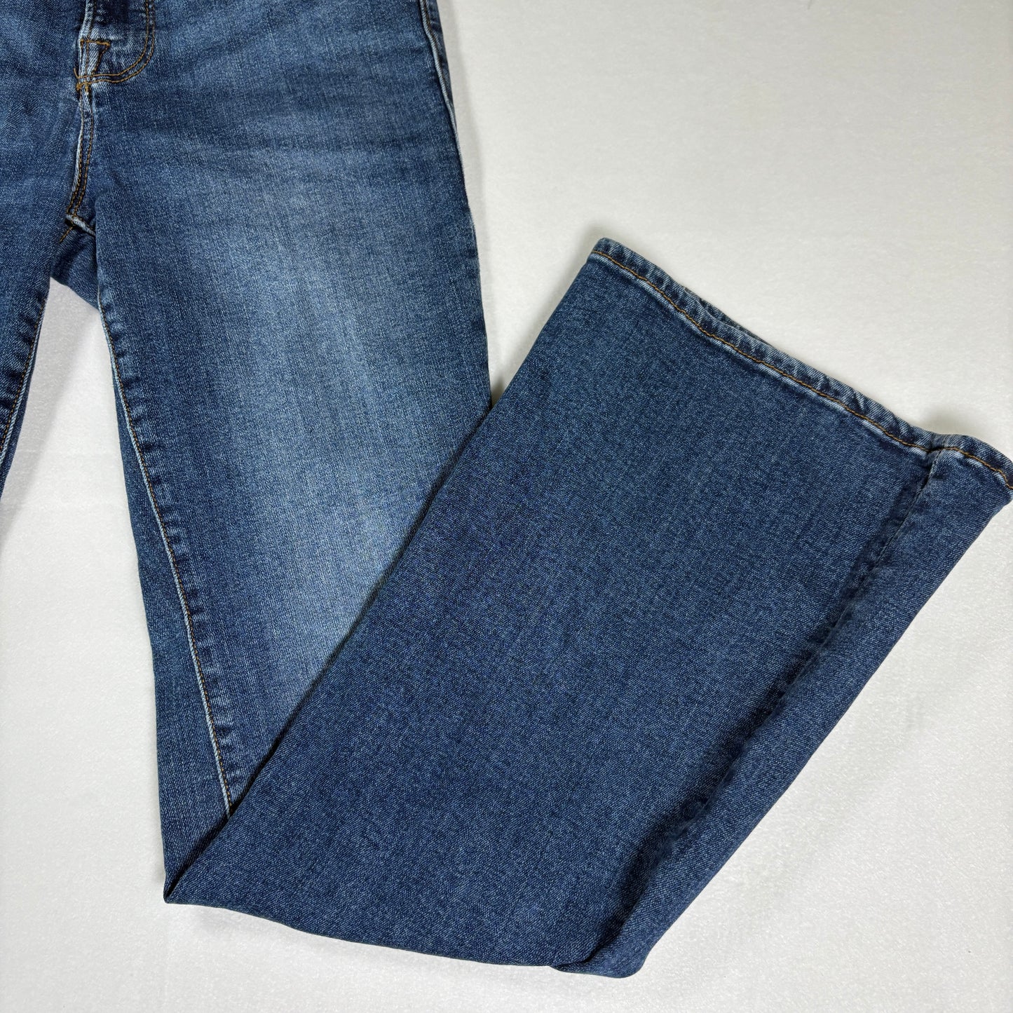 Good American Jeans Womens 6/28 Blue Stretch Denim Bootcut High Rise Pants