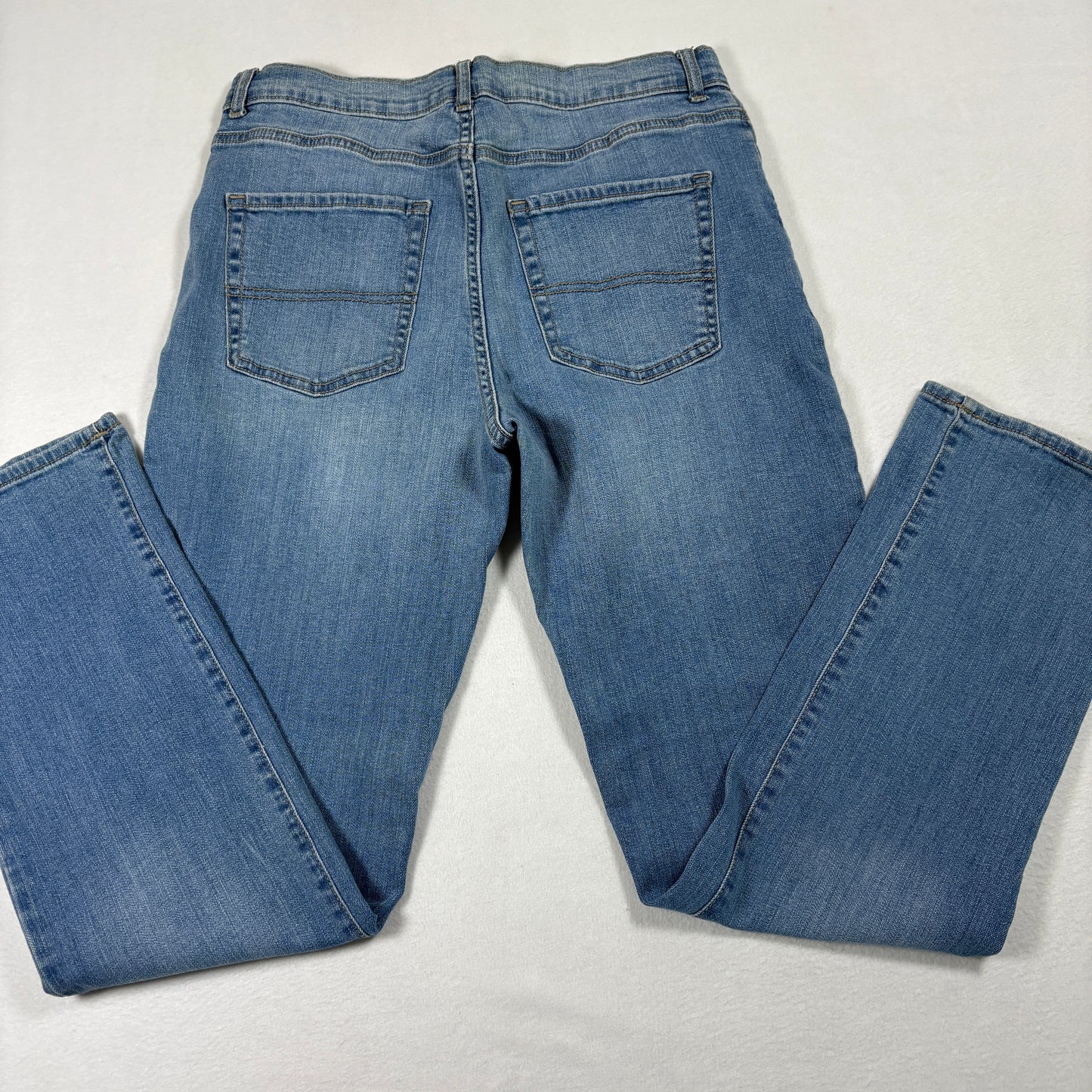 The Childrens Place Boys Jeans Size 18 Straight Stretch Denim Blue Wash Casual