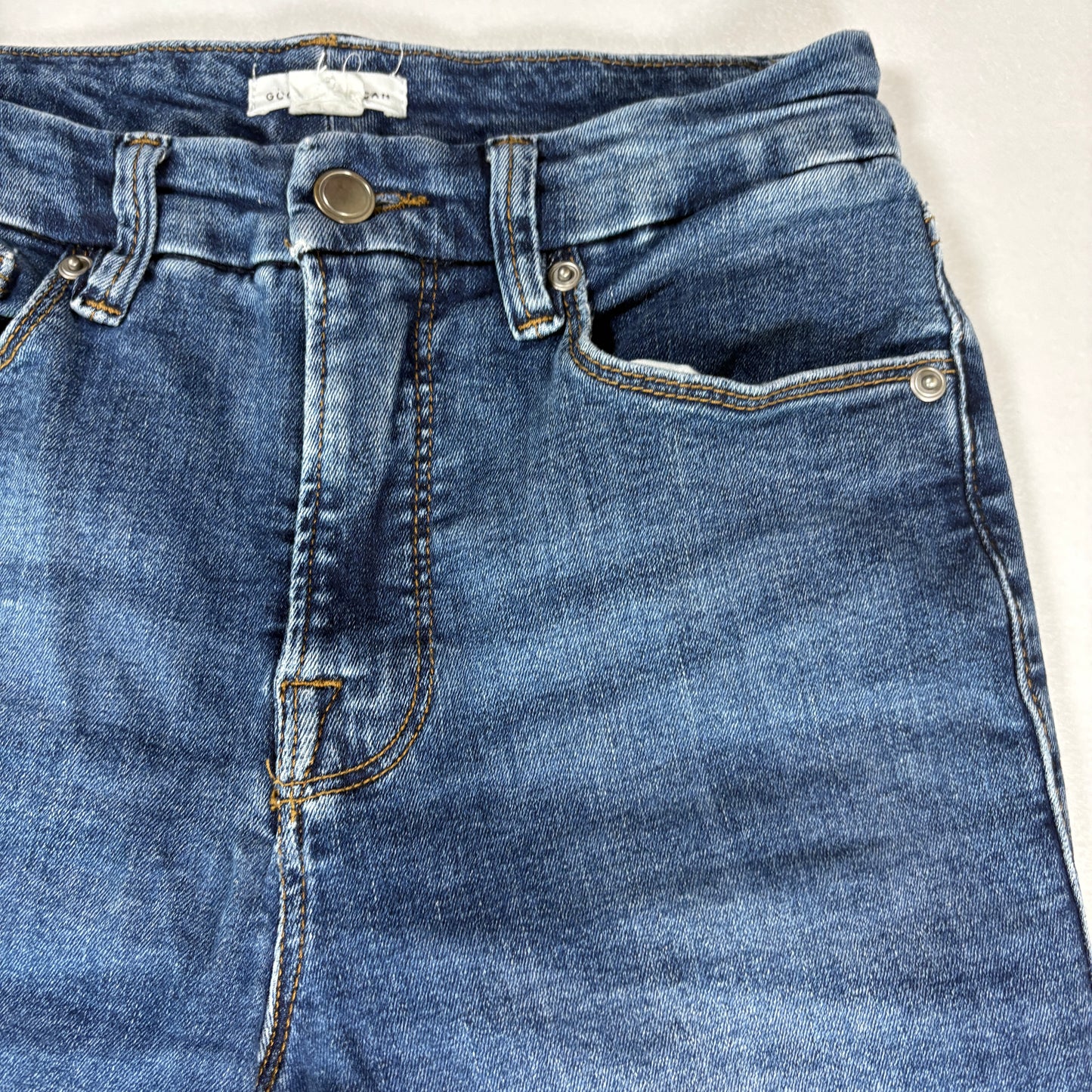 Good American Jeans Womens 6/28 Blue Stretch Denim Bootcut High Rise Pants