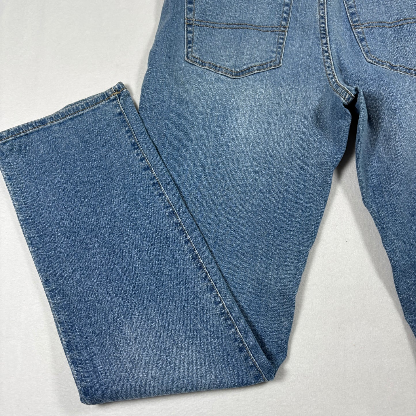 The Childrens Place Boys Jeans Size 18 Straight Stretch Denim Blue Wash Casual