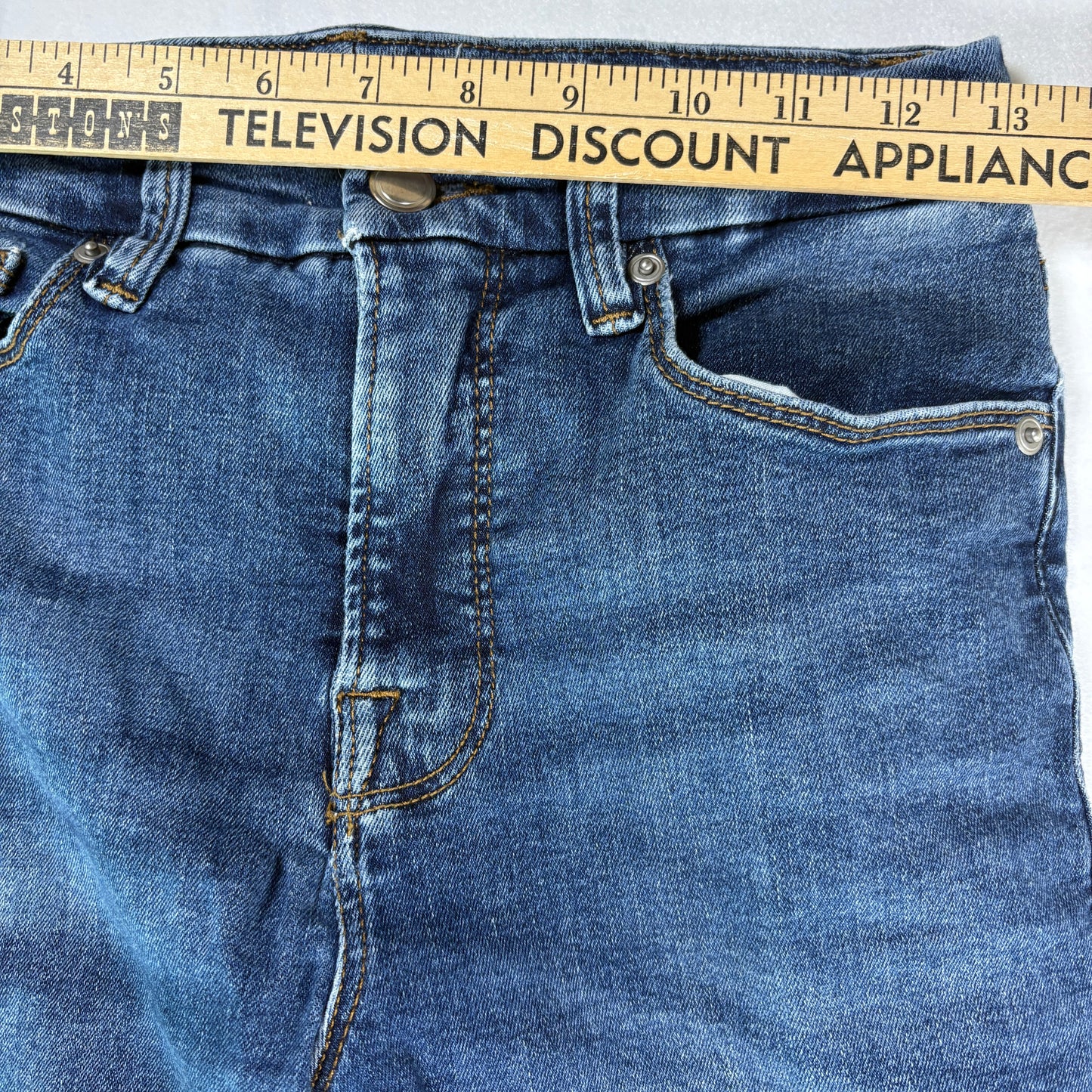 Good American Jeans Womens 6/28 Blue Stretch Denim Bootcut High Rise Pants