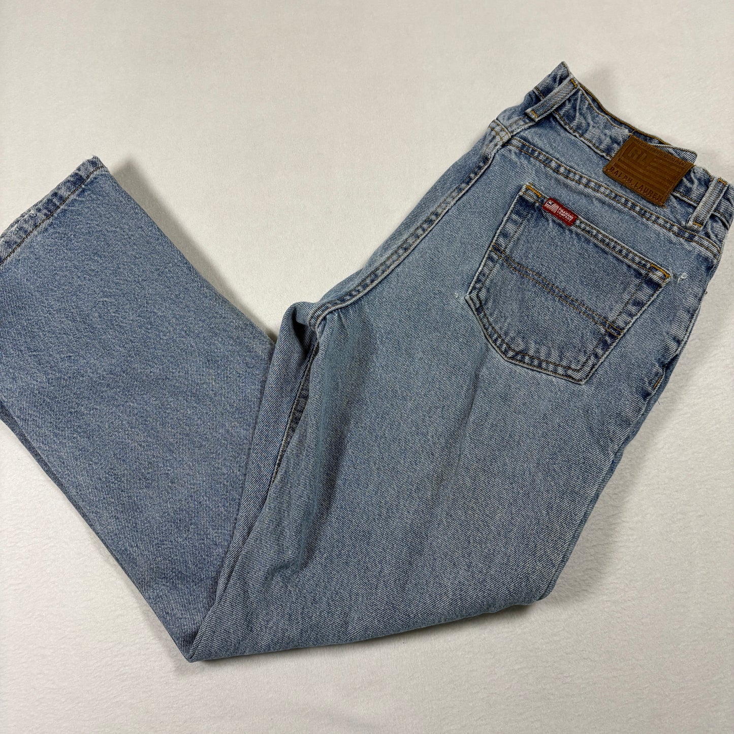 Polo Ralph Lauren Mens Jeans 30x29 Saturday Jean Vintage 90s Y2K Denim USA Made