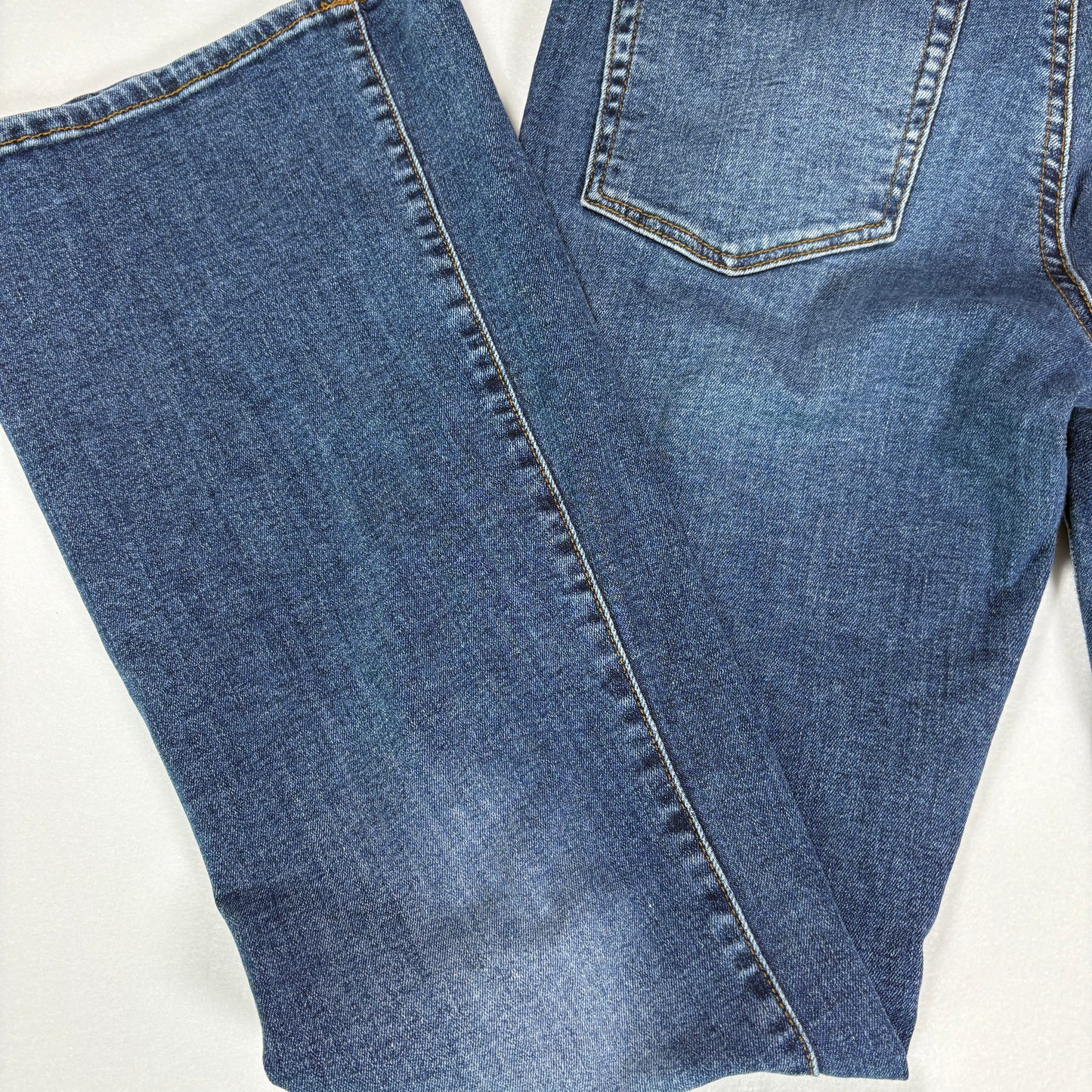Good American Jeans Womens 6/28 Blue Stretch Denim Bootcut High Rise Pants