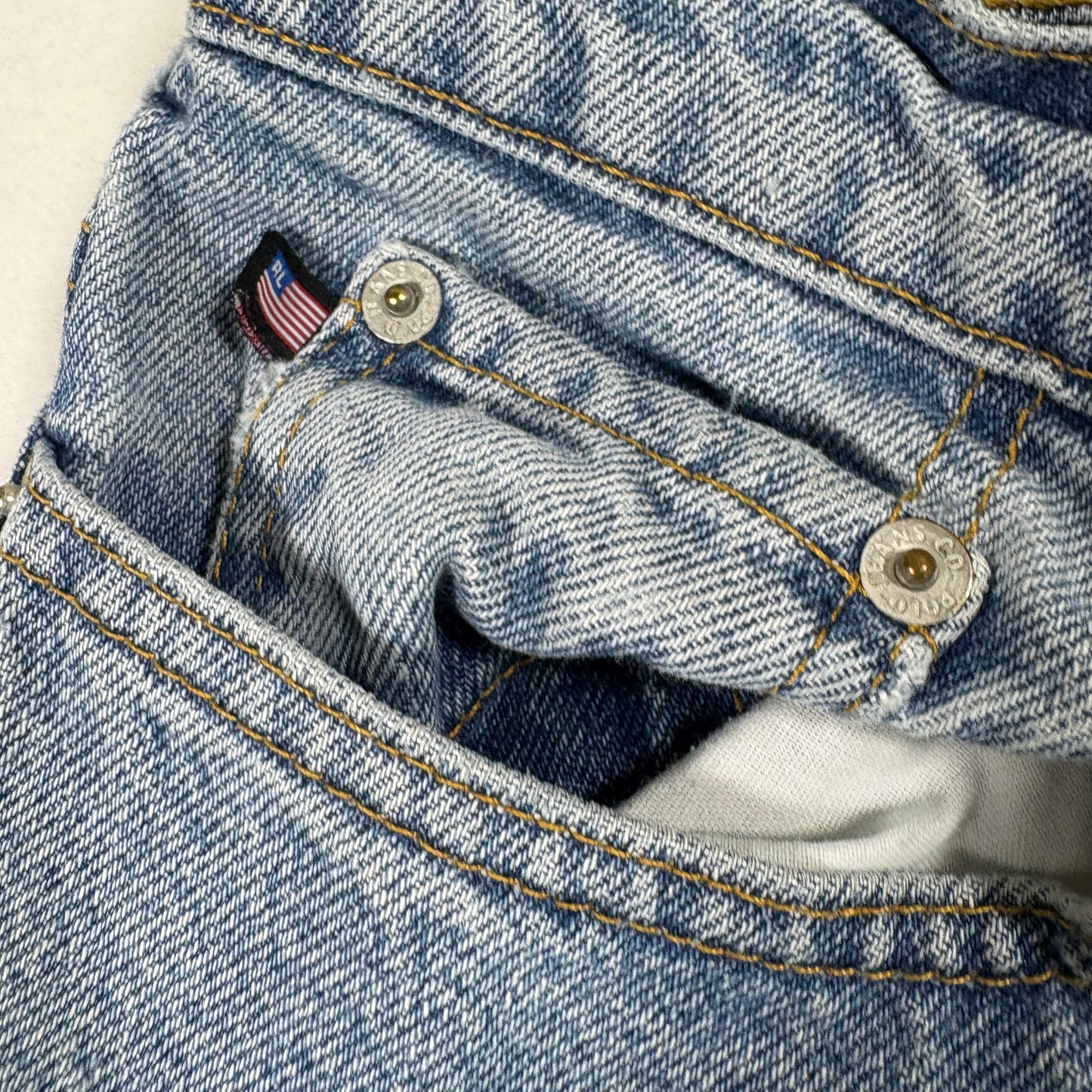 Polo Ralph Lauren Mens Jeans 30x29 Saturday Jean Vintage 90s Y2K Denim USA Made