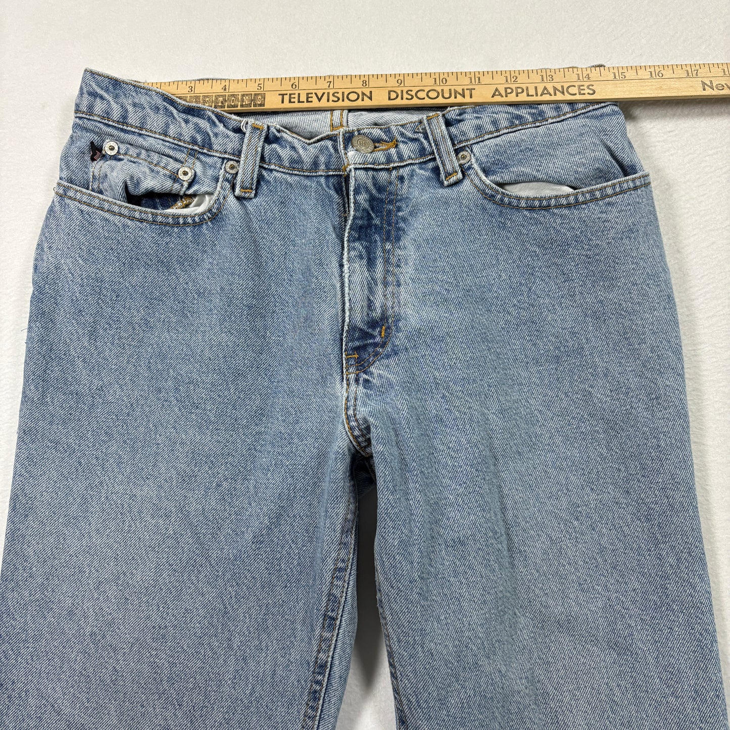 Polo Ralph Lauren Mens Jeans 30x29 Saturday Jean Vintage 90s Y2K Denim USA Made