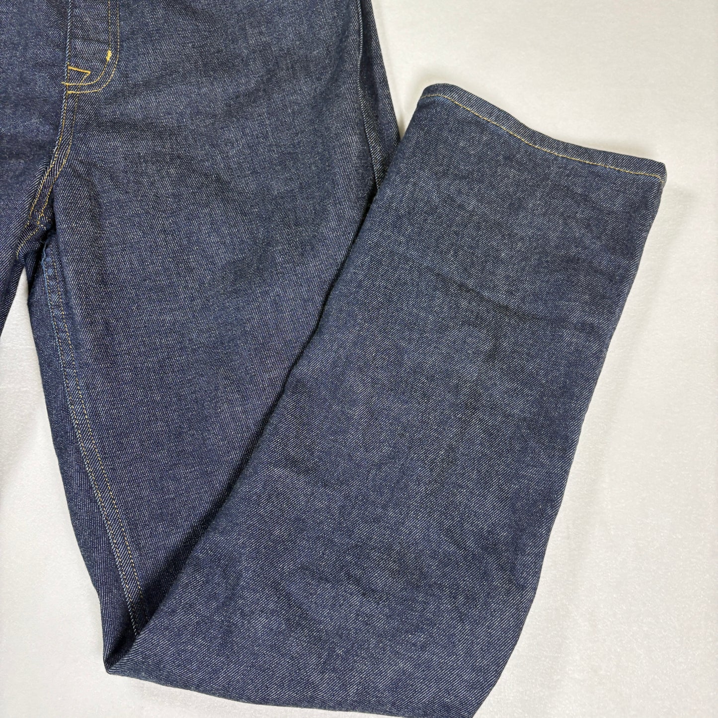 Spanx Jeans Womens Large Petite Dark Wash Bootcut Stretch Denim Shaping Pants